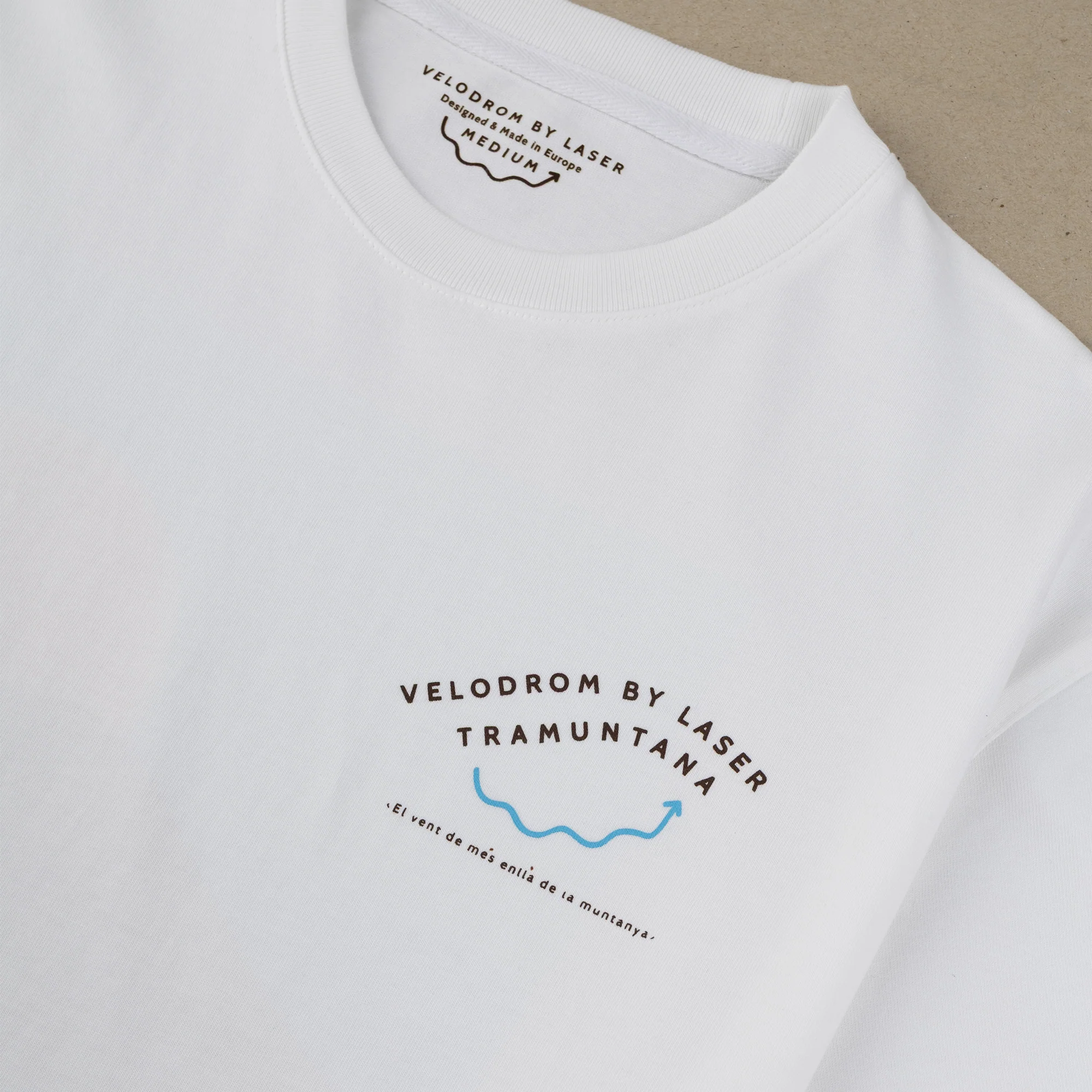 VELODROM x LASER Tramuntana Tshirt - White - Image 3