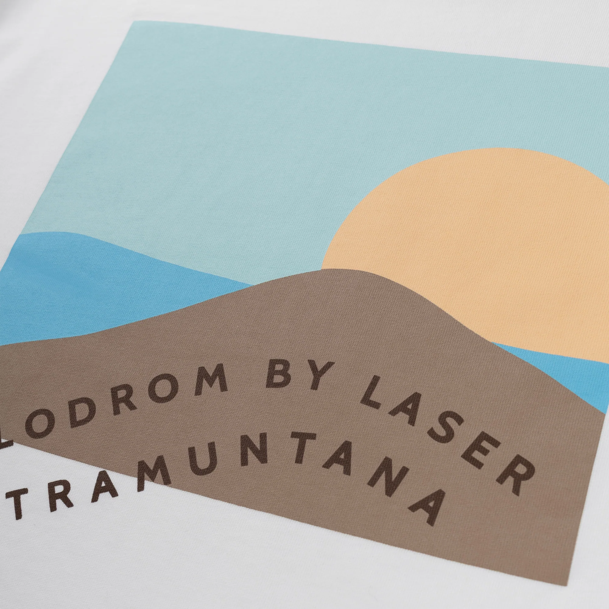 VELODROM x LASER Tramuntana Tshirt - White - Image 4
