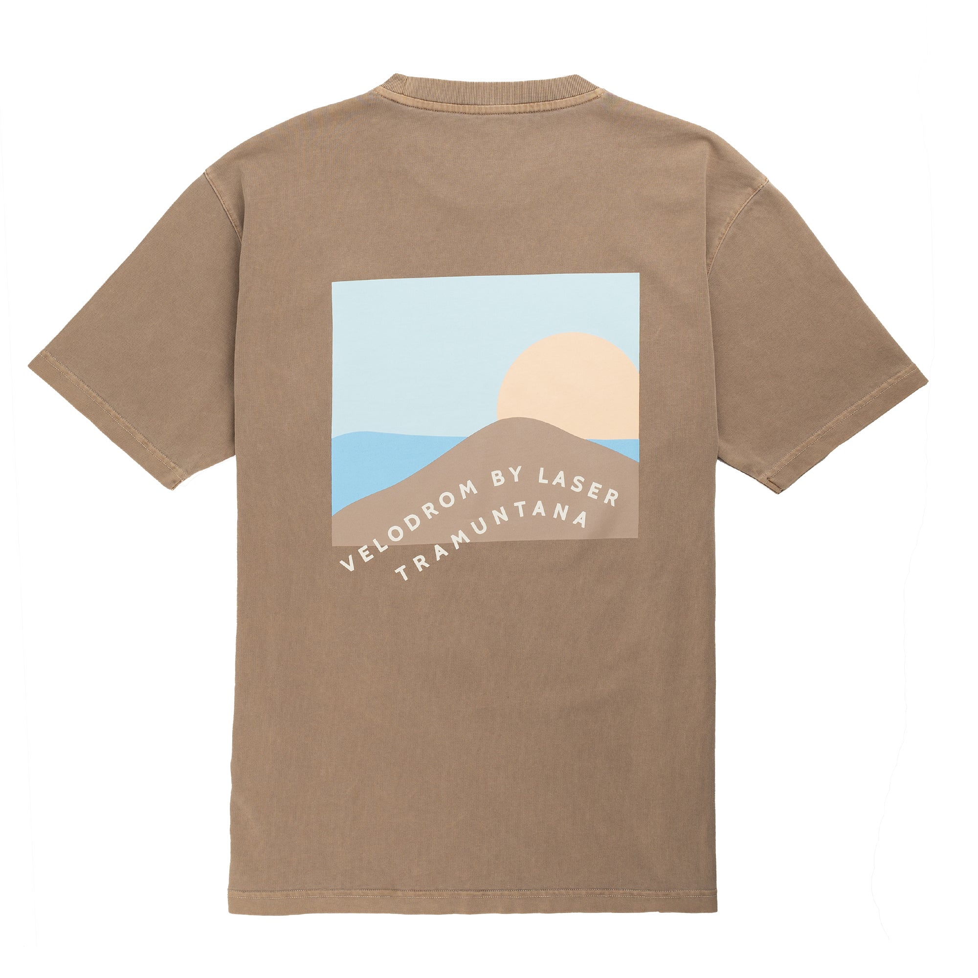 VELODROM x LASER Tramuntana Tshirt - Terracota - Image 2