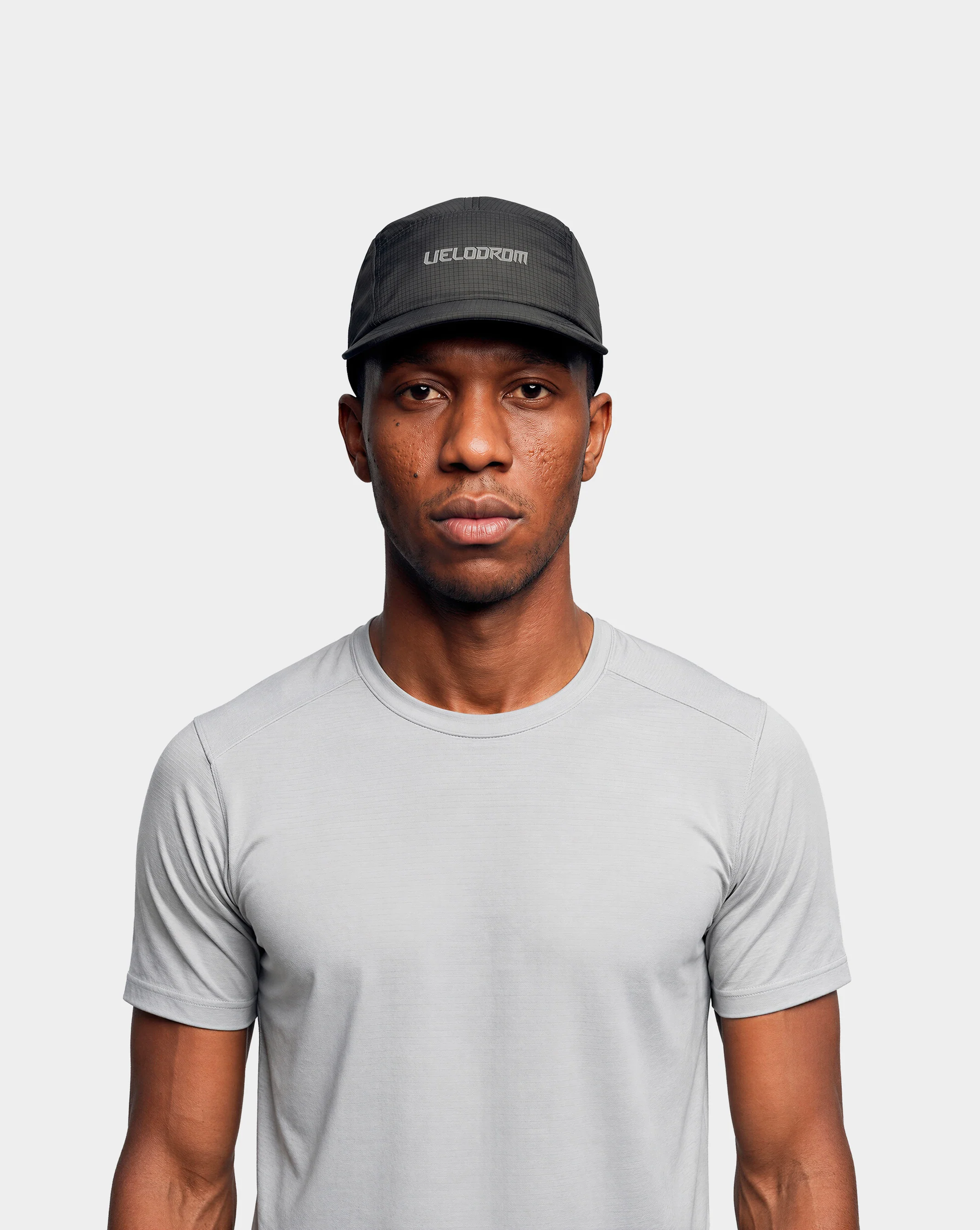 VELODROM Ripstop Casual/Running Cap - Dark Grey