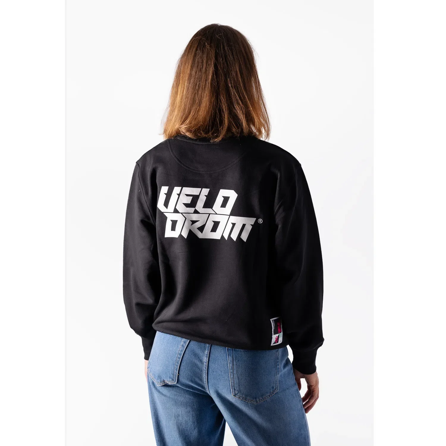 VELODROM Casual Sweatshirt - Black/White - Image 4