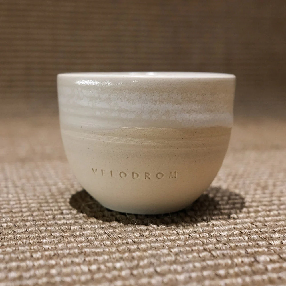 VELODROM Coffee Mug Handmade x Pell Ceramica - Natural - Image 3