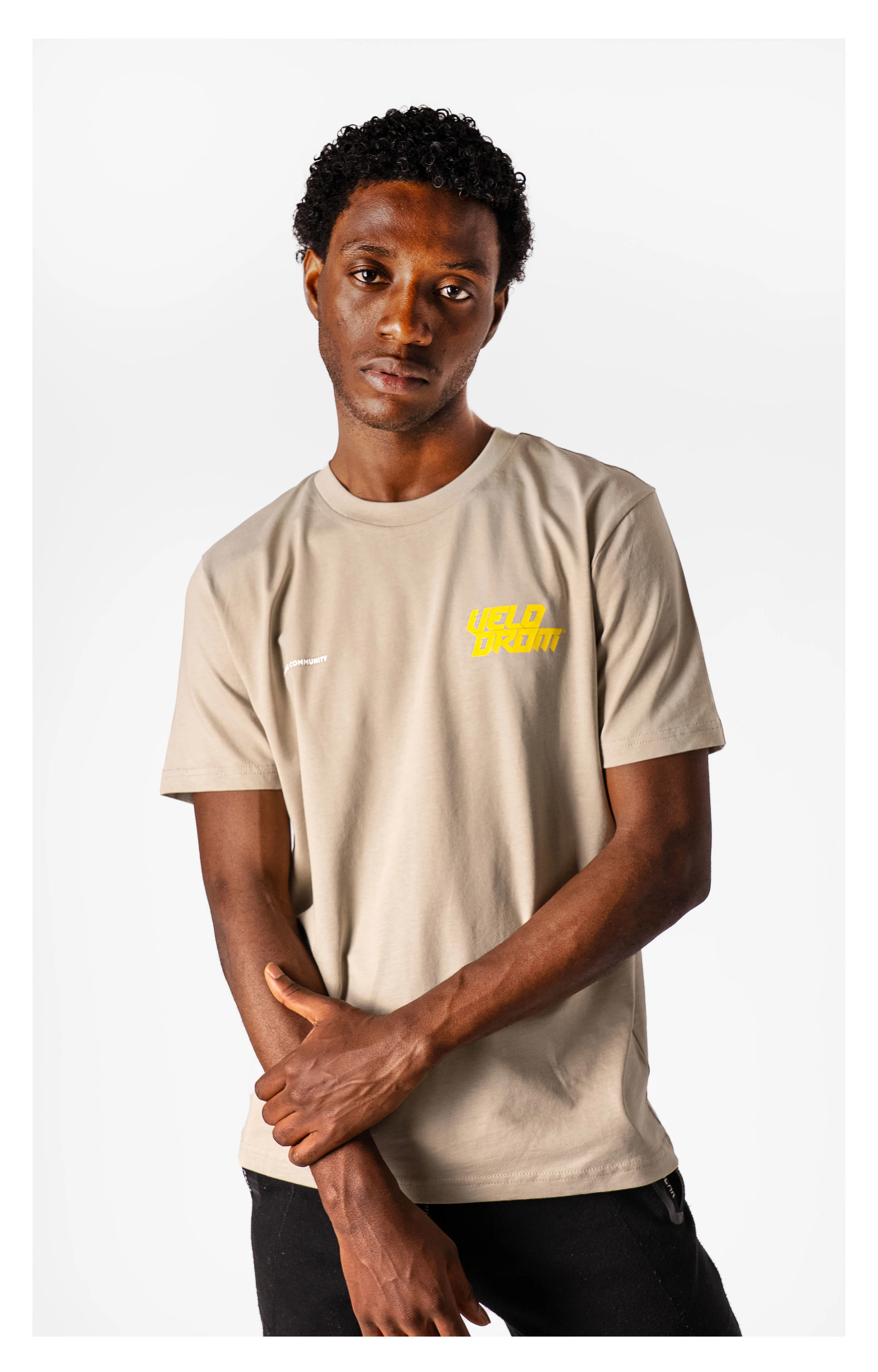 VELODROM Cycling Community 3.0 Tshirt - Light Green Military/Yellow/Green - Image 3