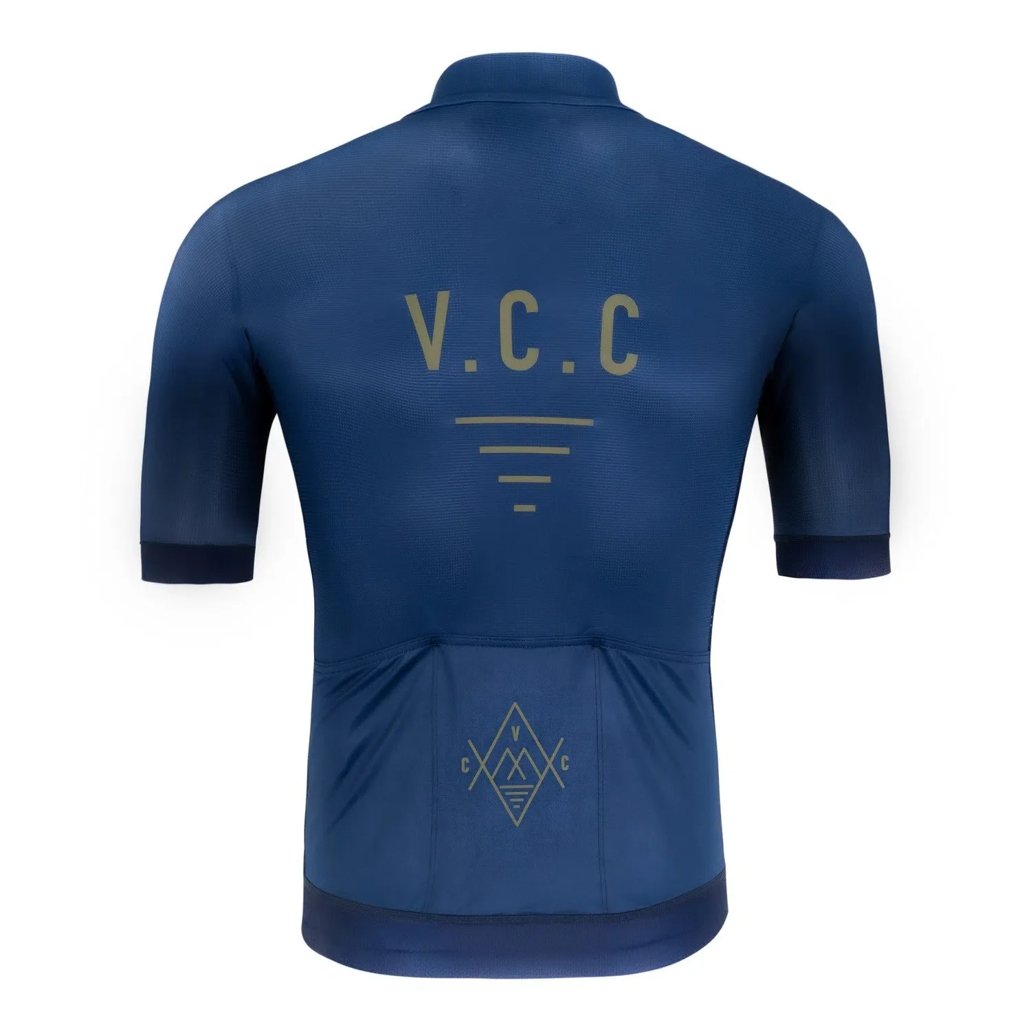 VELODROM VCC Jersey - Reflective Navy/Gold - Image 2