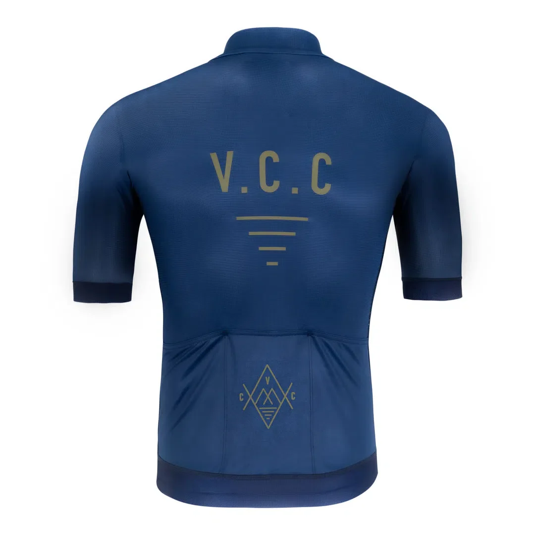 VELODROM VCC Jersey - Reflective Navy/Gold - Image 3