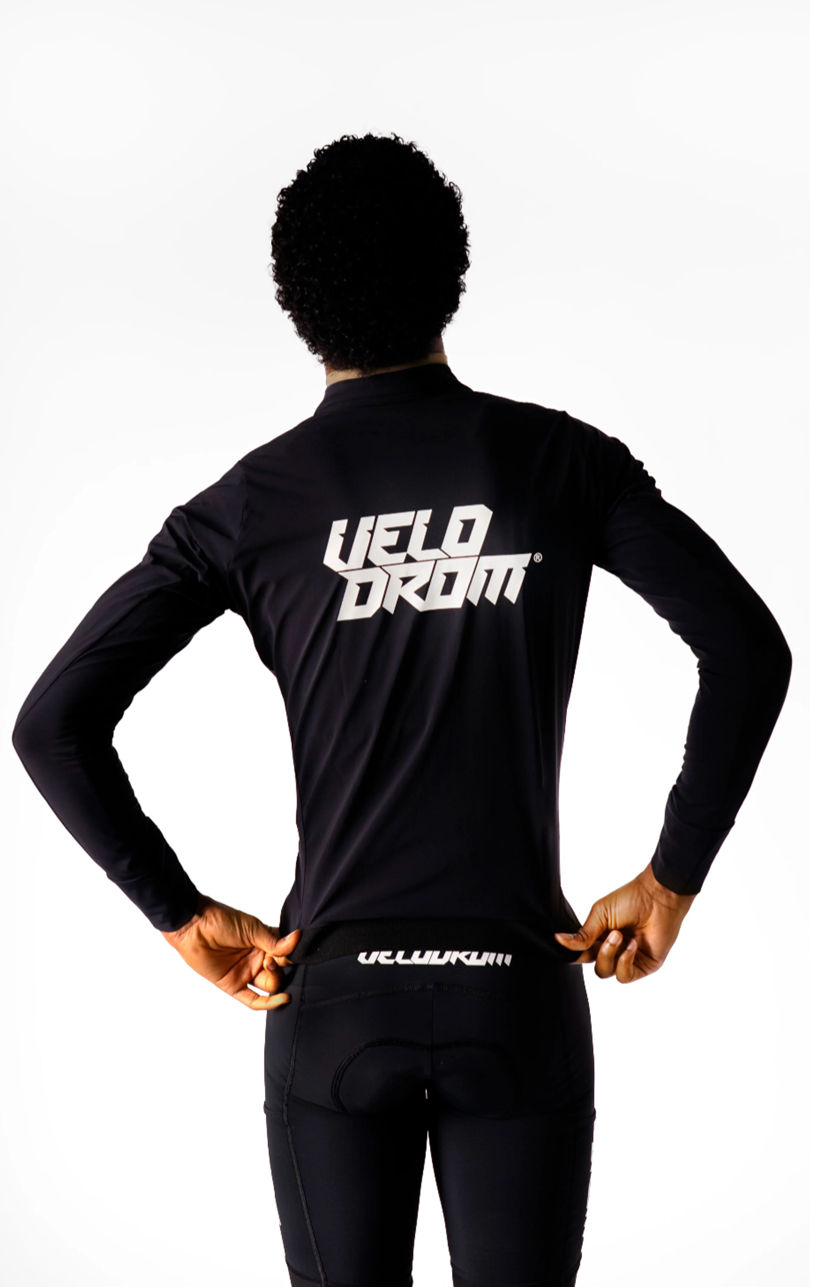 VELODROM RaceDay Light Jacket 3.0 - Black/White - Image 6