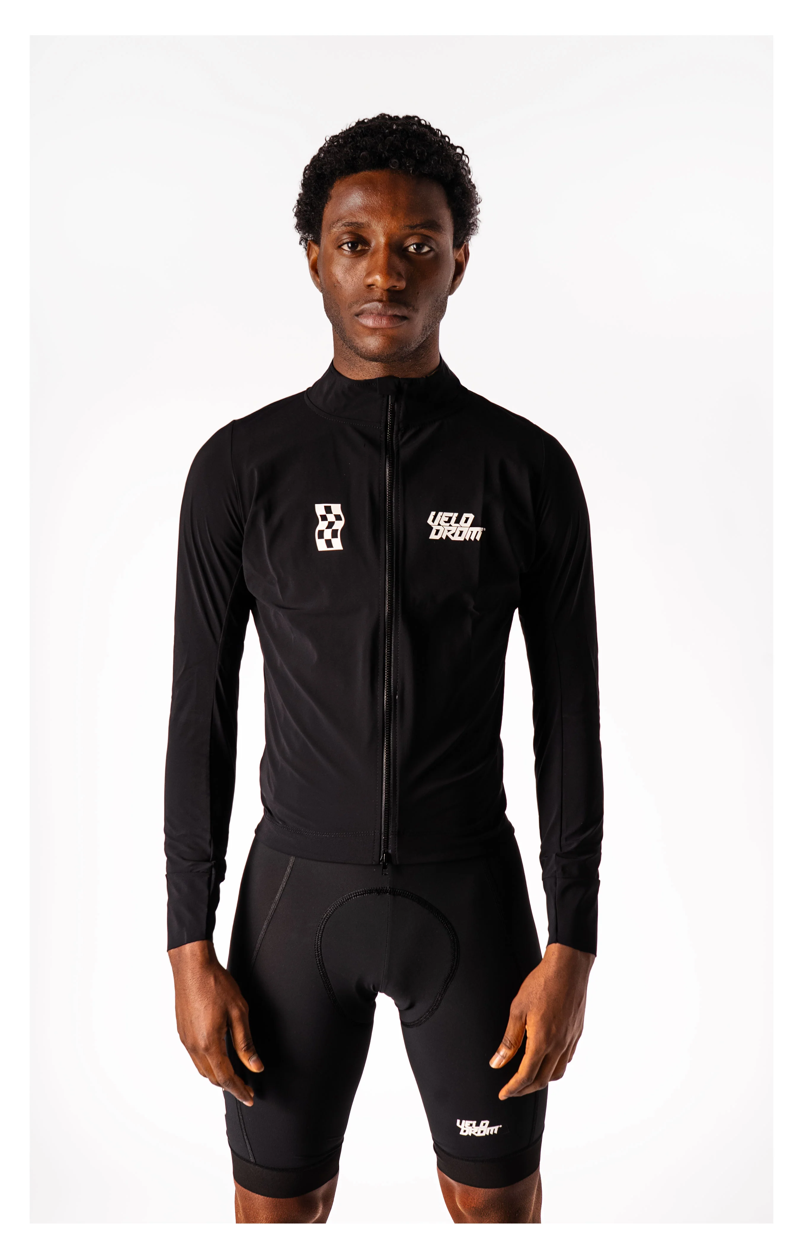 VELODROM RaceDay Light Jacket 3.0 - Black/White - Image 7