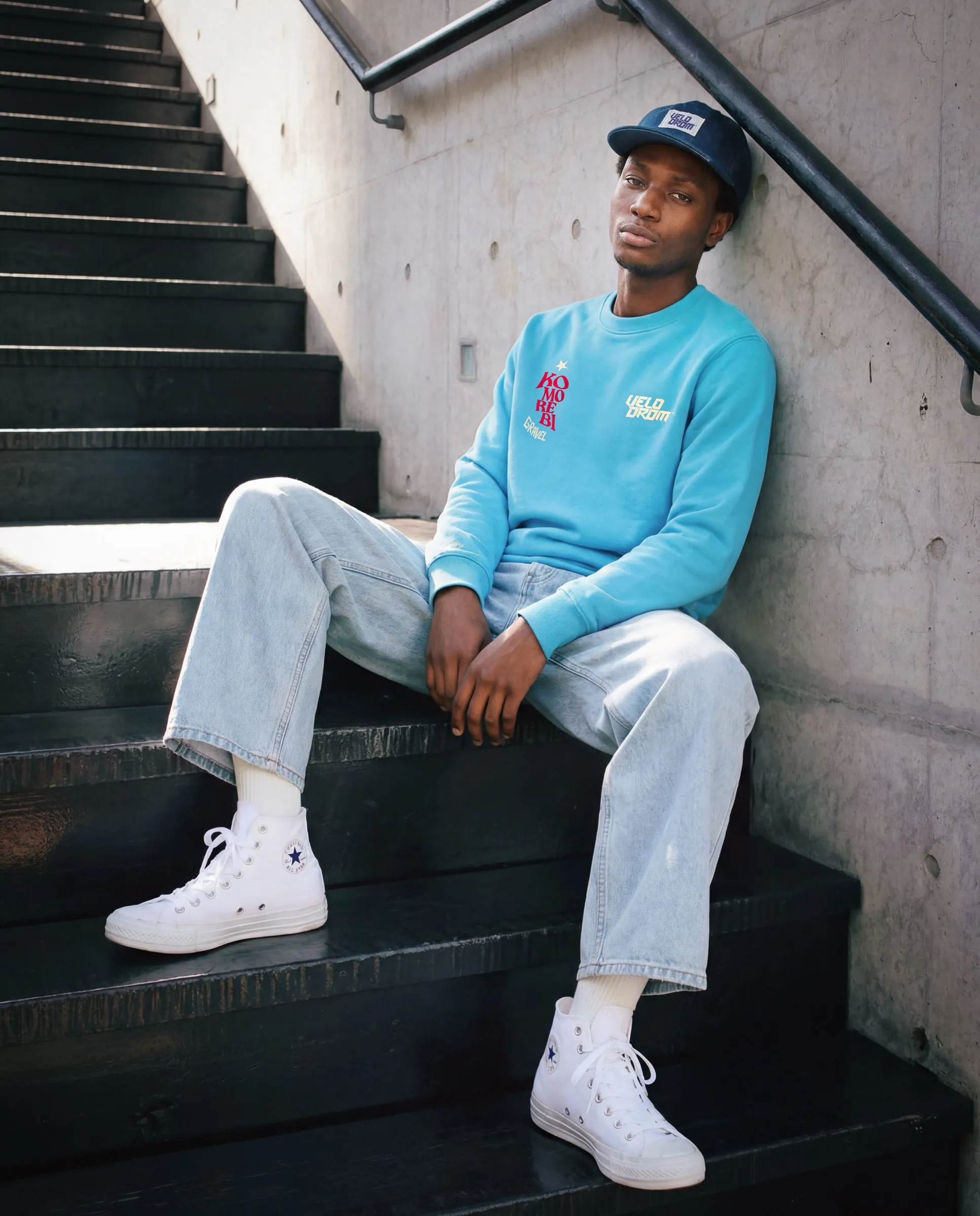 VELODROM Komorebi 2026 Sweatshirt - Bright Blue - Image 3