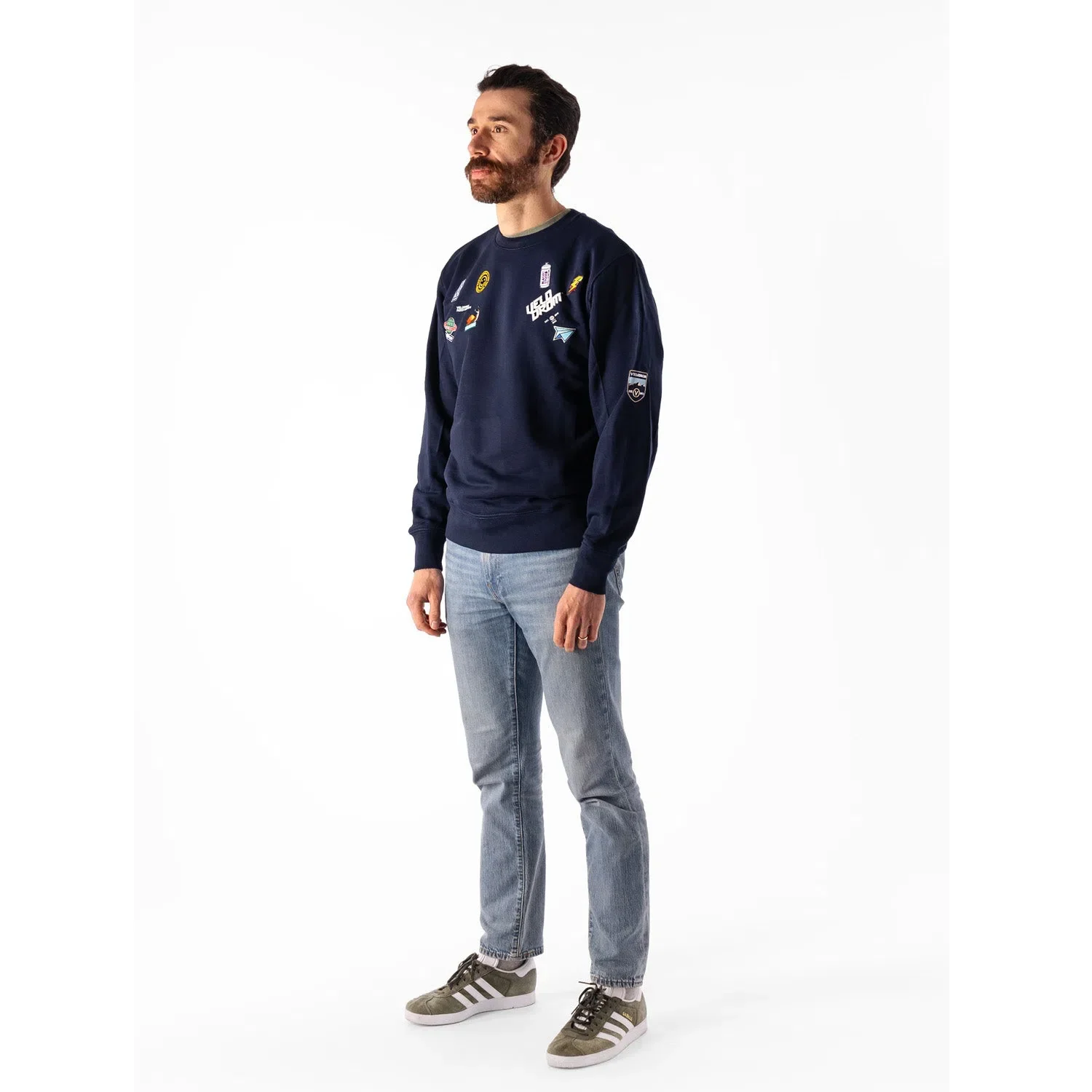VELODROM Limited Drop Patch Edition Sweatshirt - Navy - Image 3