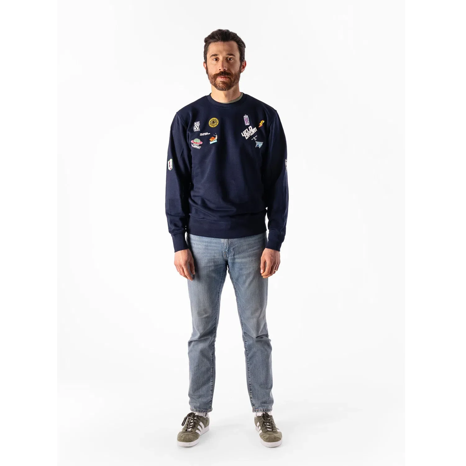 VELODROM Limited Drop Patch Edition Sweatshirt - Navy - Image 4