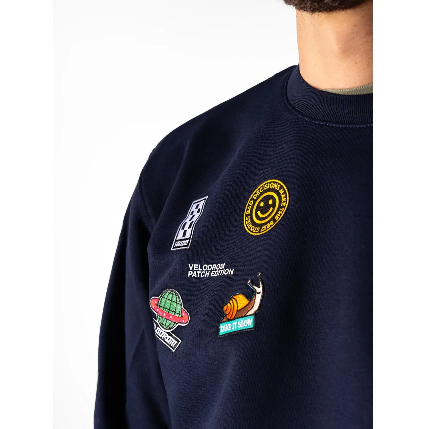 VELODROM Limited Drop Patch Edition Sweatshirt - Navy - Image 6