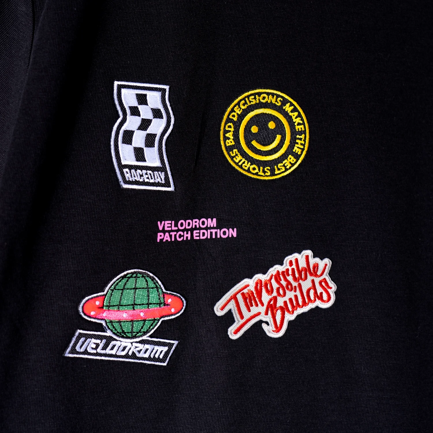 VELODROM Limited Drop Patch Edition Tshirt - Black - Image 3