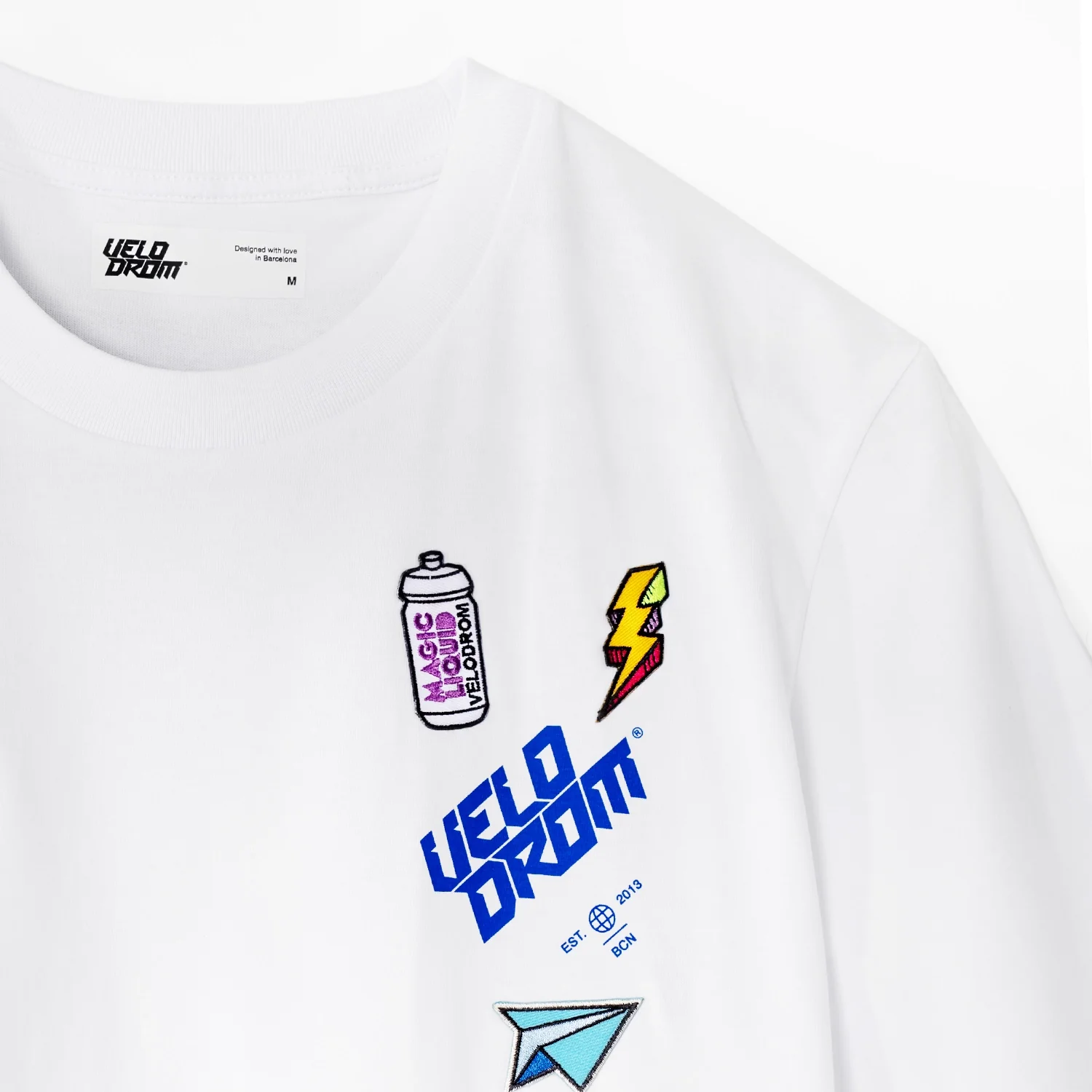 VELODROM Limited Drop Patch Edition Tshirt - White - Image 2