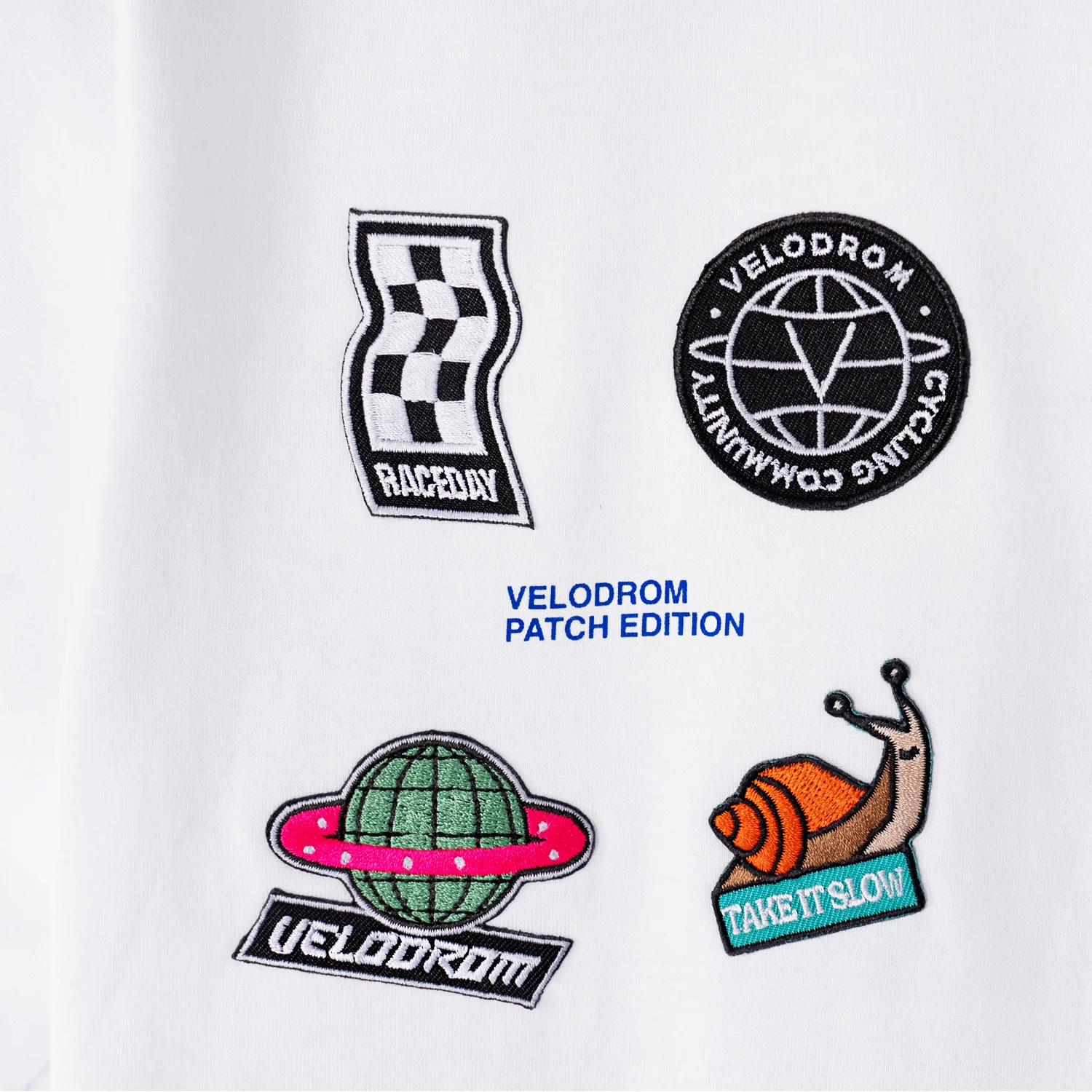 VELODROM Limited Drop Patch Edition Tshirt - White - Image 3