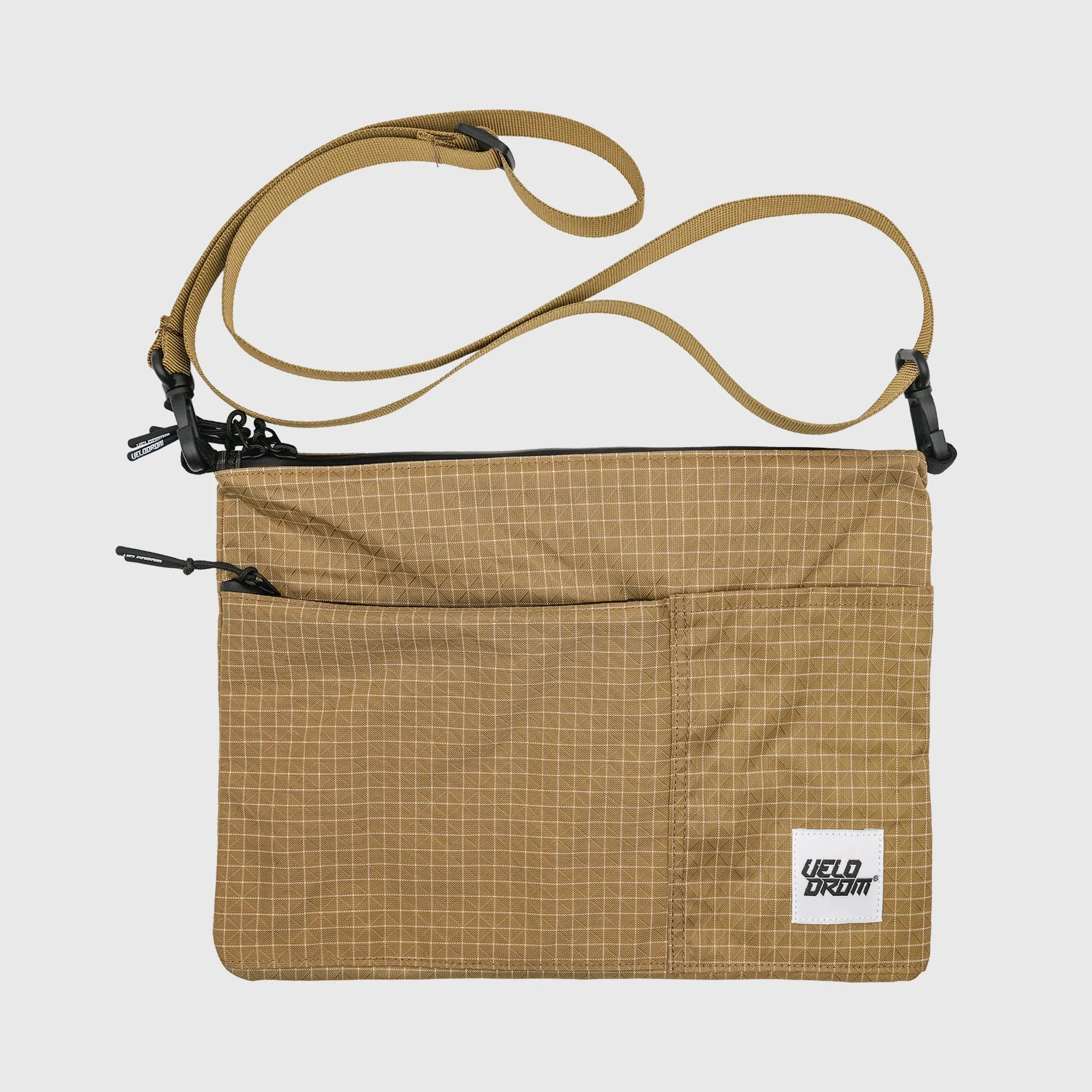 Velodrom Logo Patch Technical Musette - Light Brown - Image 2