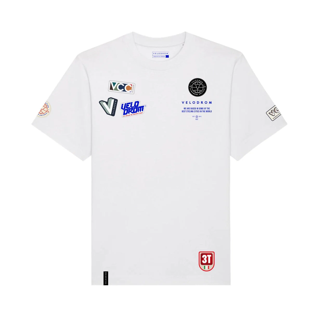VELODROM Multi Patch Tshirt SS24 - Whit