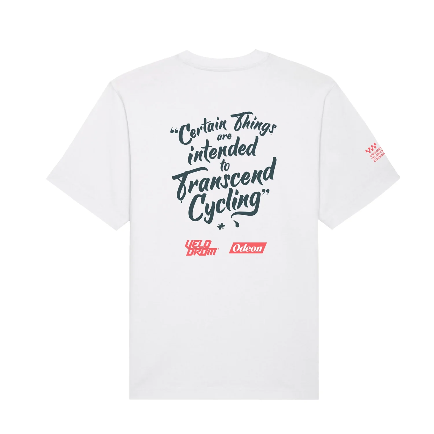 VELODROM Odeon Transcending Cycling Tshirt - White - Image 2