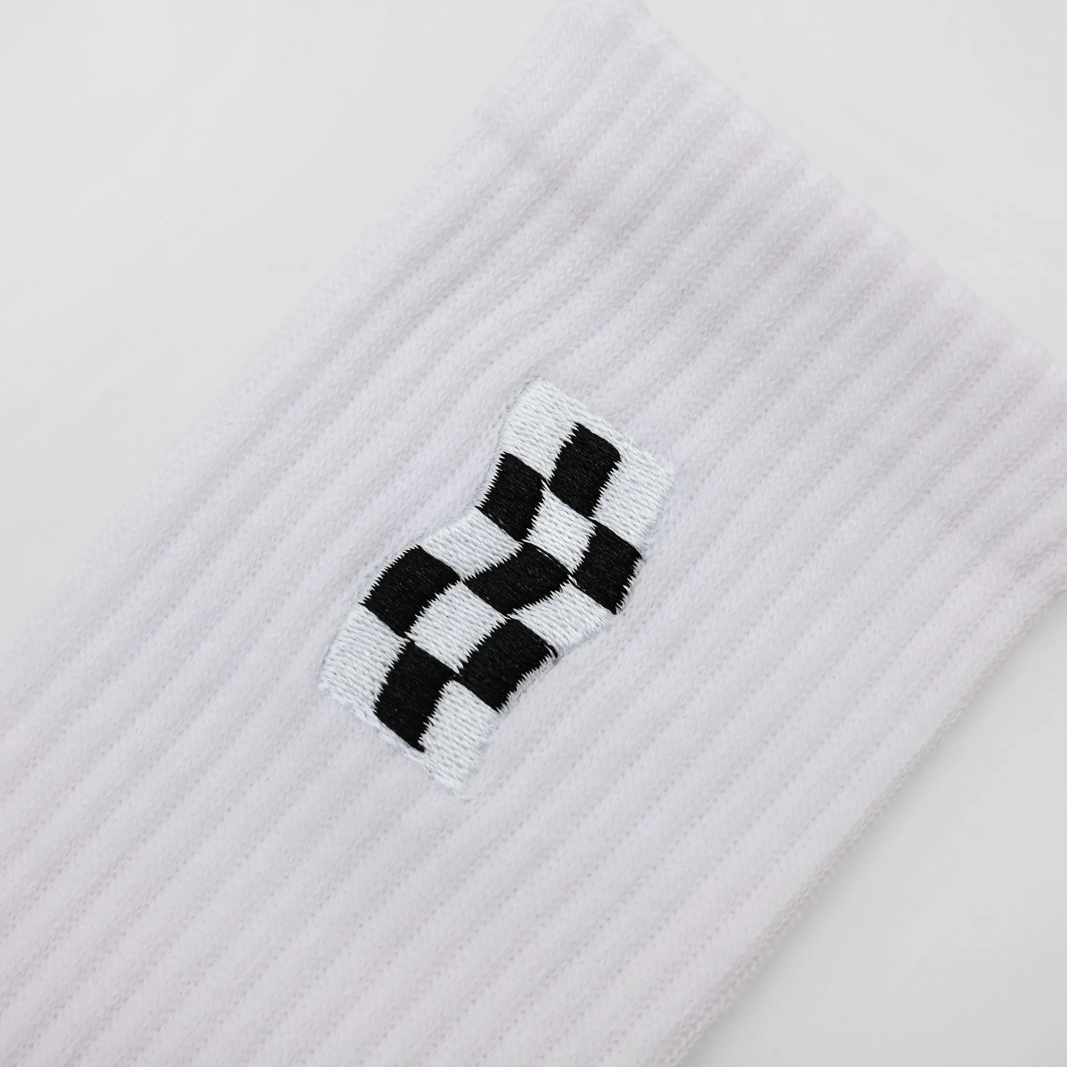 VELODROM Classic Series Casual Socks- Raceday White/Black - Image 3