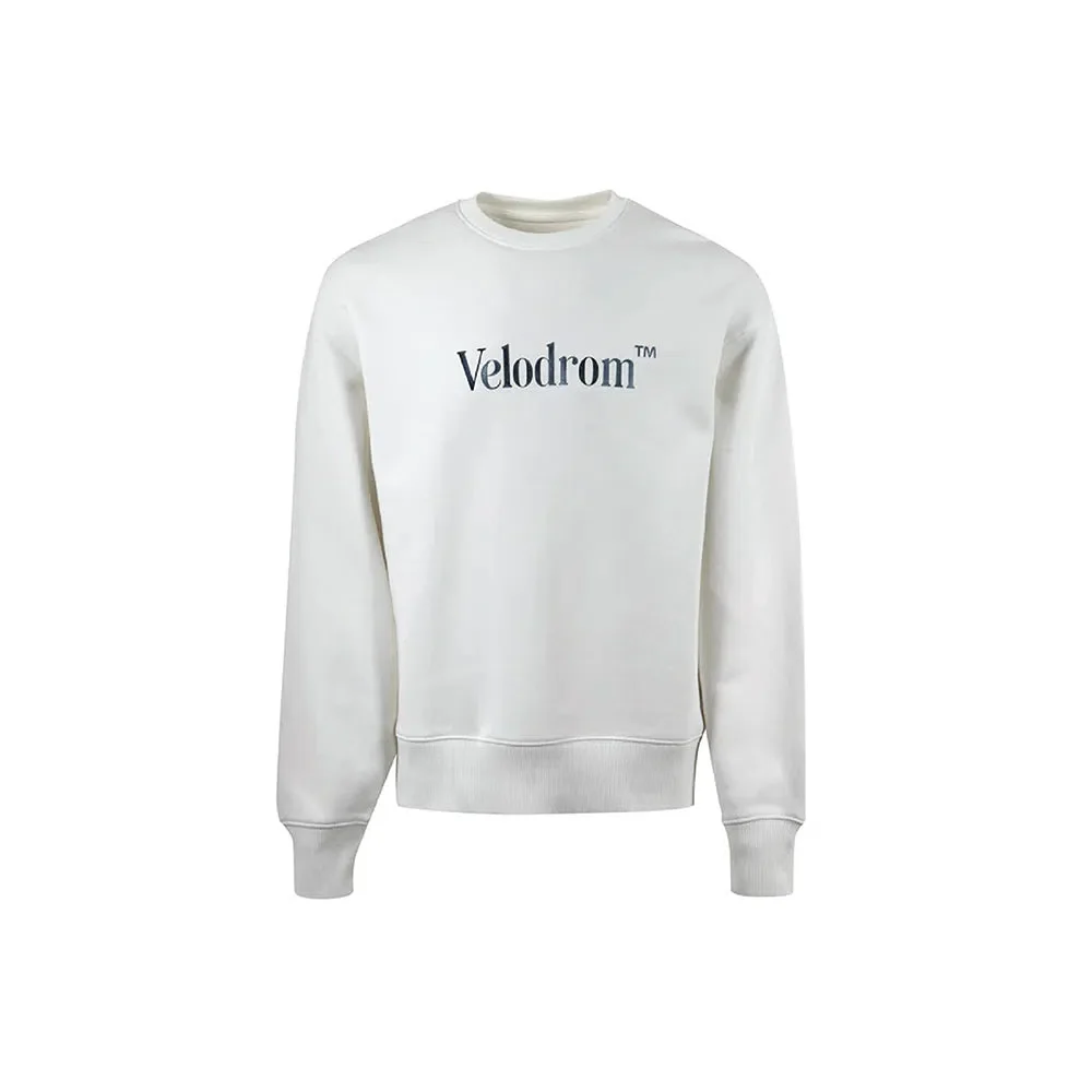 VELODROM Oversize Sweatshirt - Dusty White/Metallic Blue