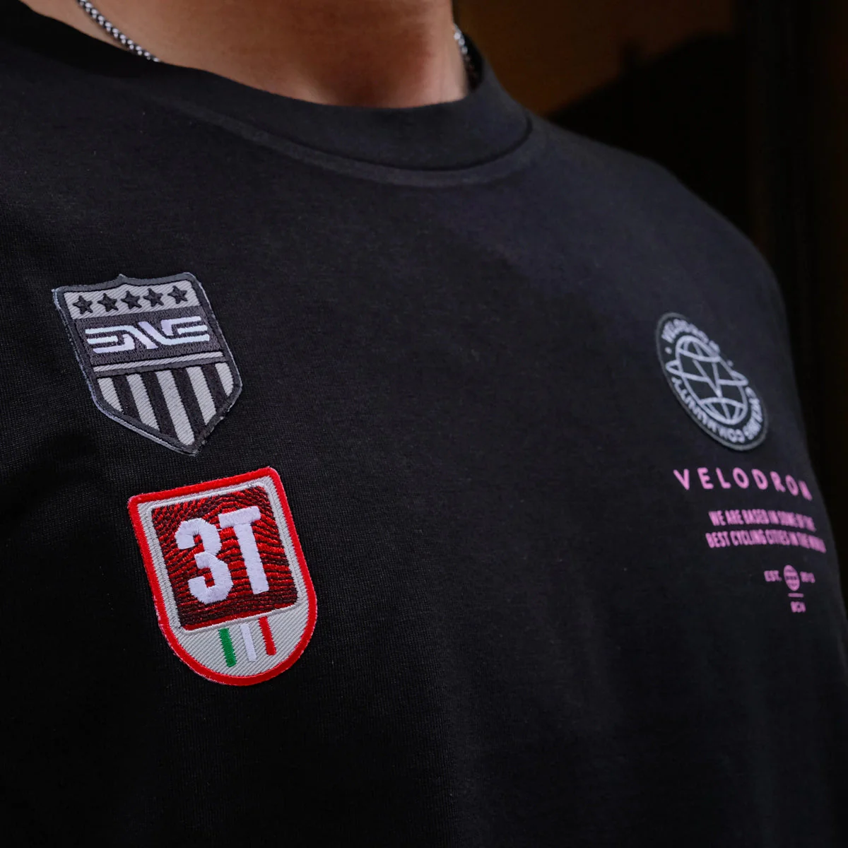 VELODROM Patch Enve/3T Tshirt SS24 - Black - Image 3