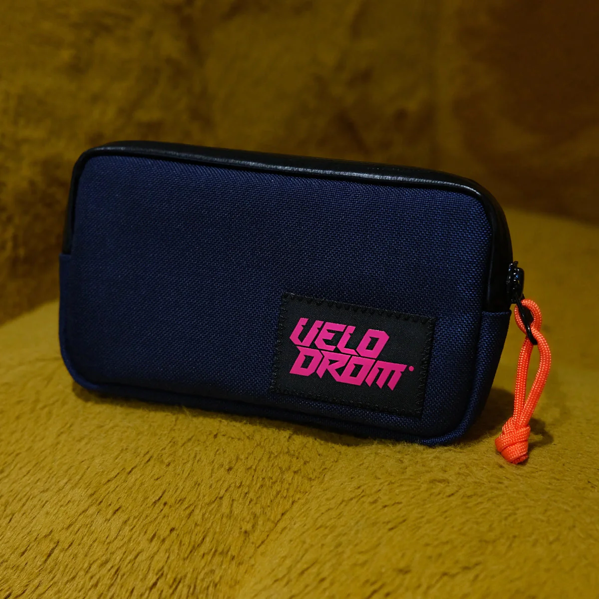 VELODROM RaceDay by Cordel Case Small Pouch - Blue Navy/Pink Fluor Graphic - Image 6