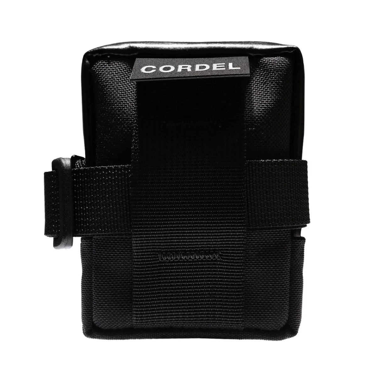 VELODROM RaceDay by Cordel Compact Road Saddle Bag - Black/White Graphic - Image 2