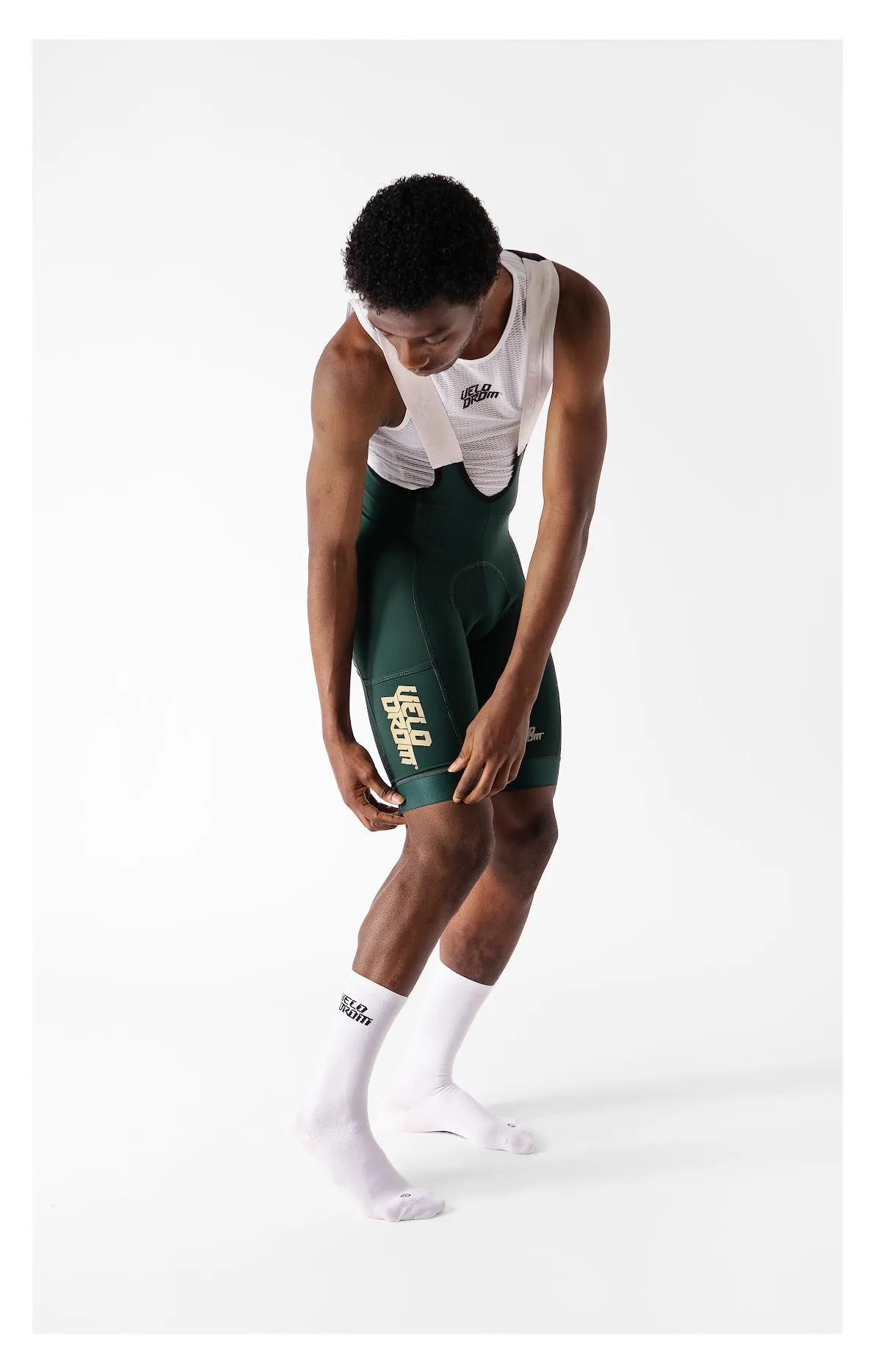 VELODROM Raceday 3.0 Cargo Bib Shorts - Pine Green - Image 3