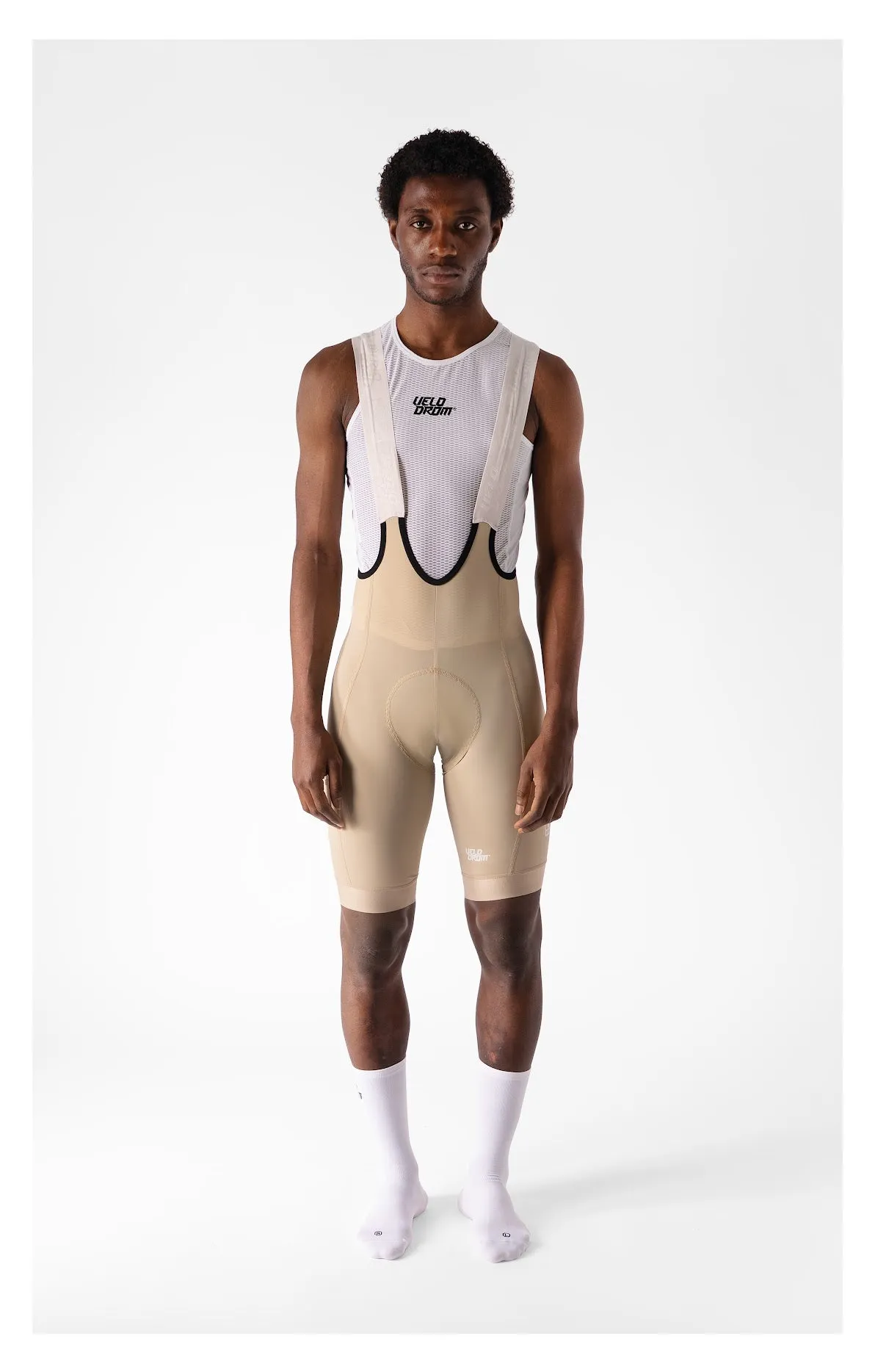 VELODROM Raceday 3.0 Cargo Bib Shorts - Soft Beige - Image 4