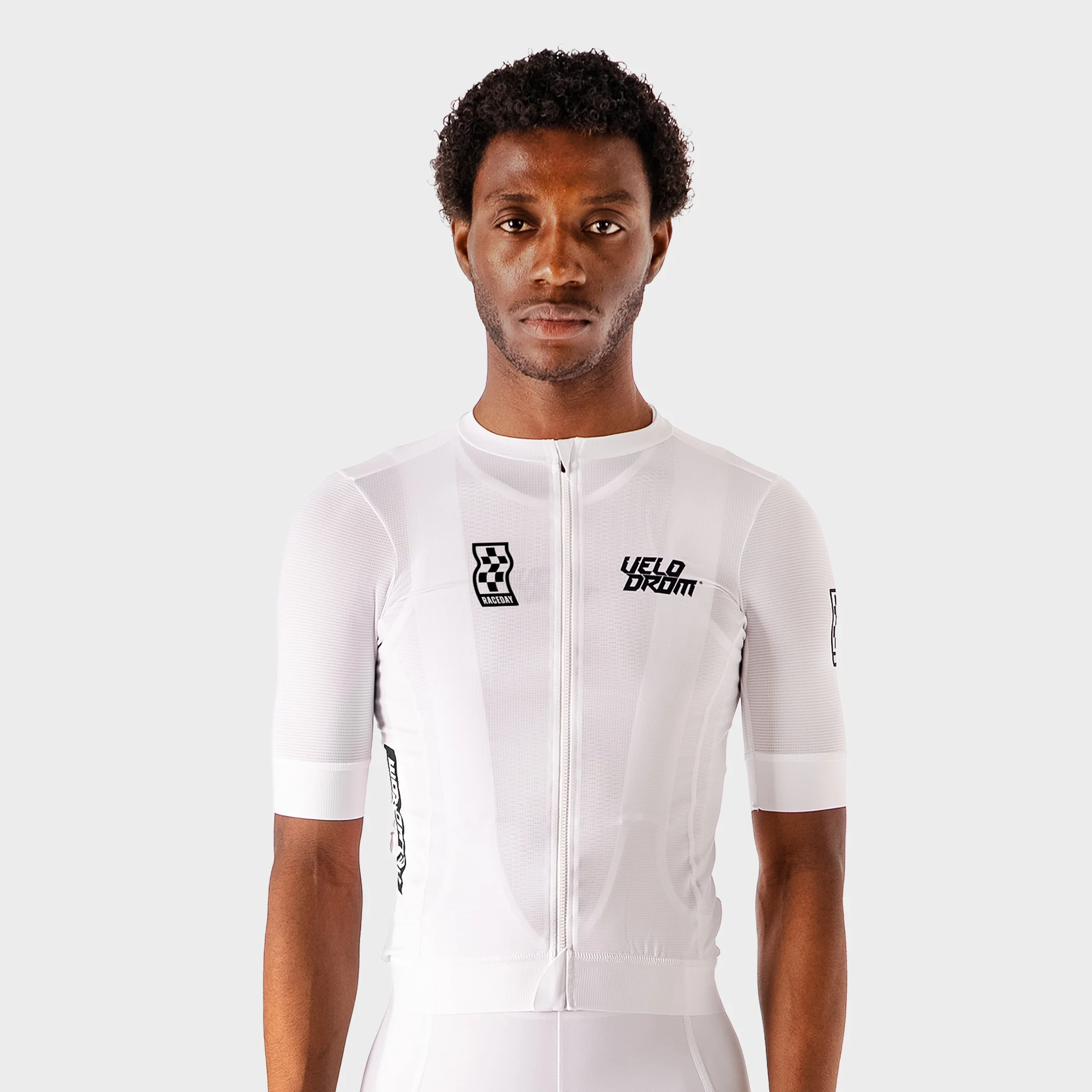 VELODROM Raceday 3.0 Cycling Jersey - White/Black