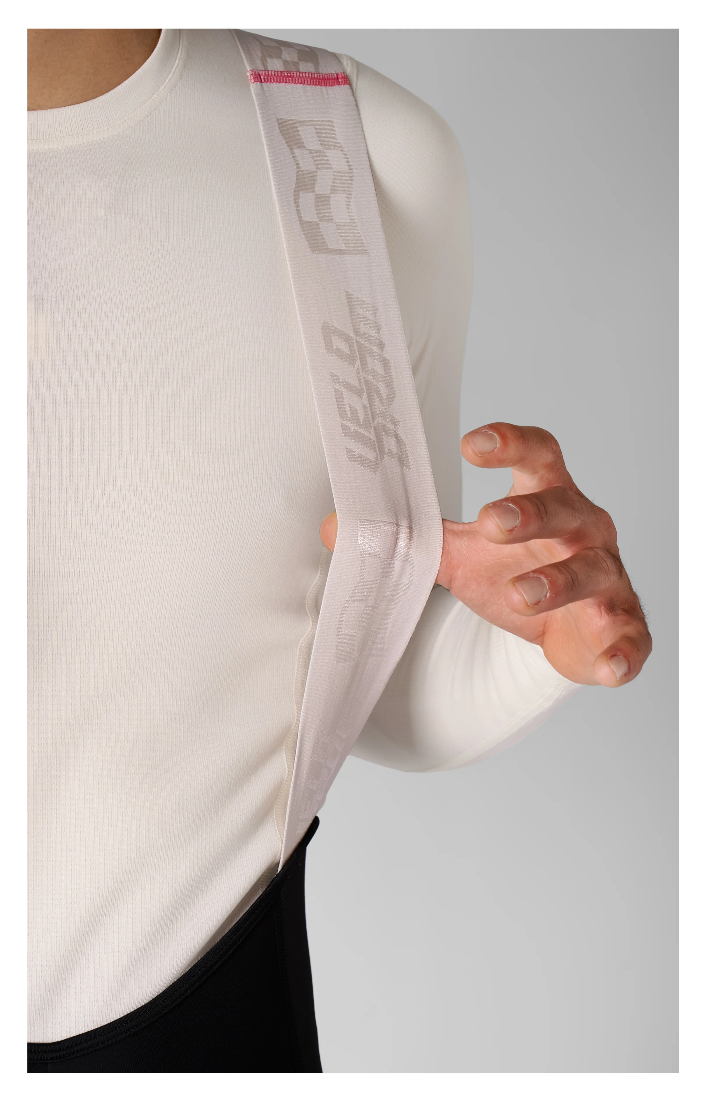 VELODROM RaceDay 3.0 Thermal Cargo Bib Tights - Black/White - Image 7