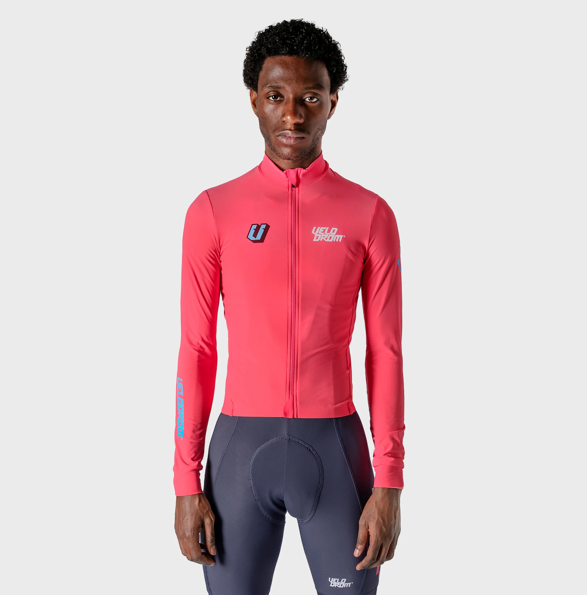 VELODROM RaceDay 3.0 Thermal Xperiment Long Sleeve Jersey - Fluor Pink