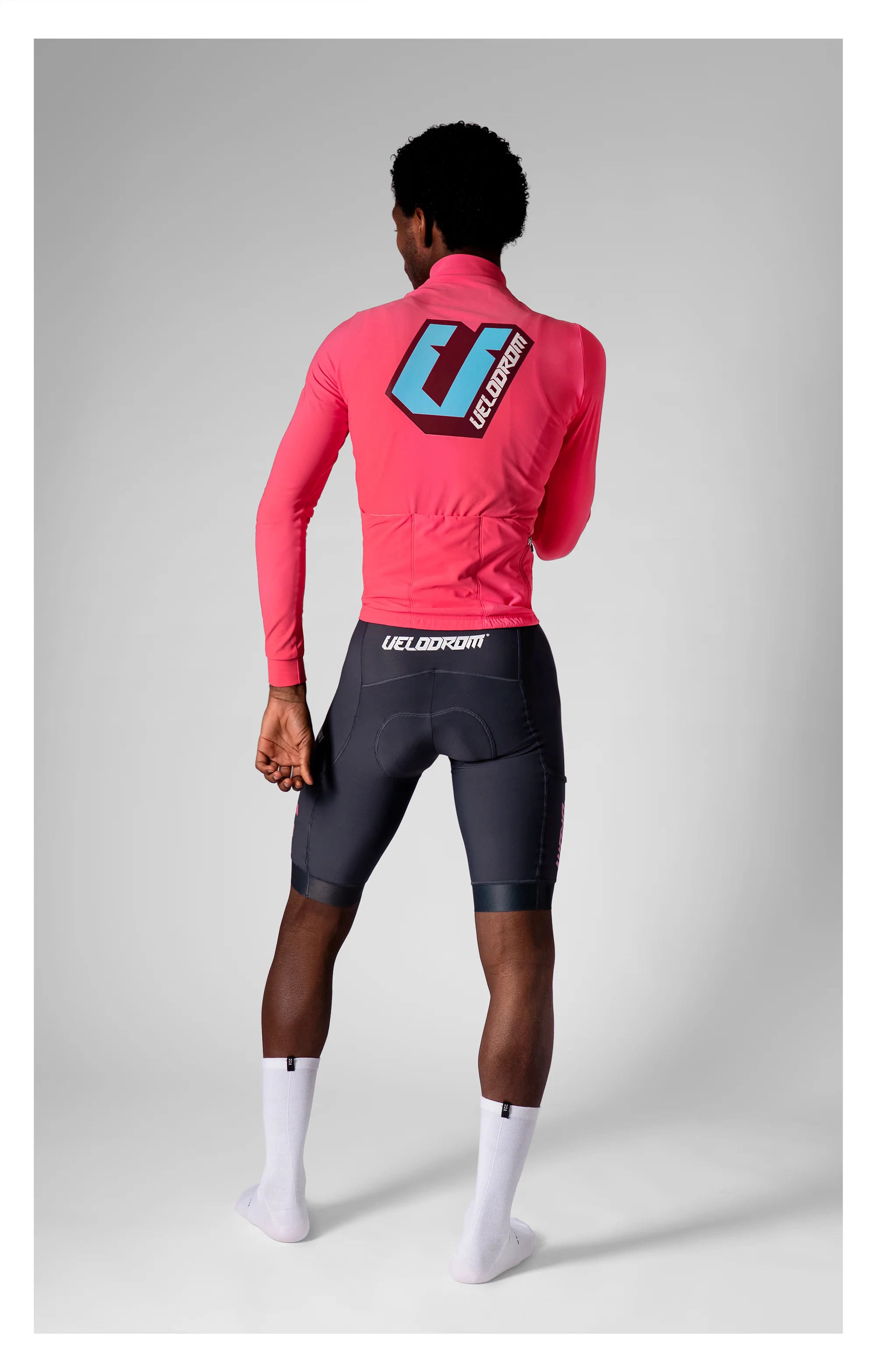 VELODROM RaceDay 3.0 Thermal Xperiment Long Sleeve Jersey - Fluor Pink - Image 4