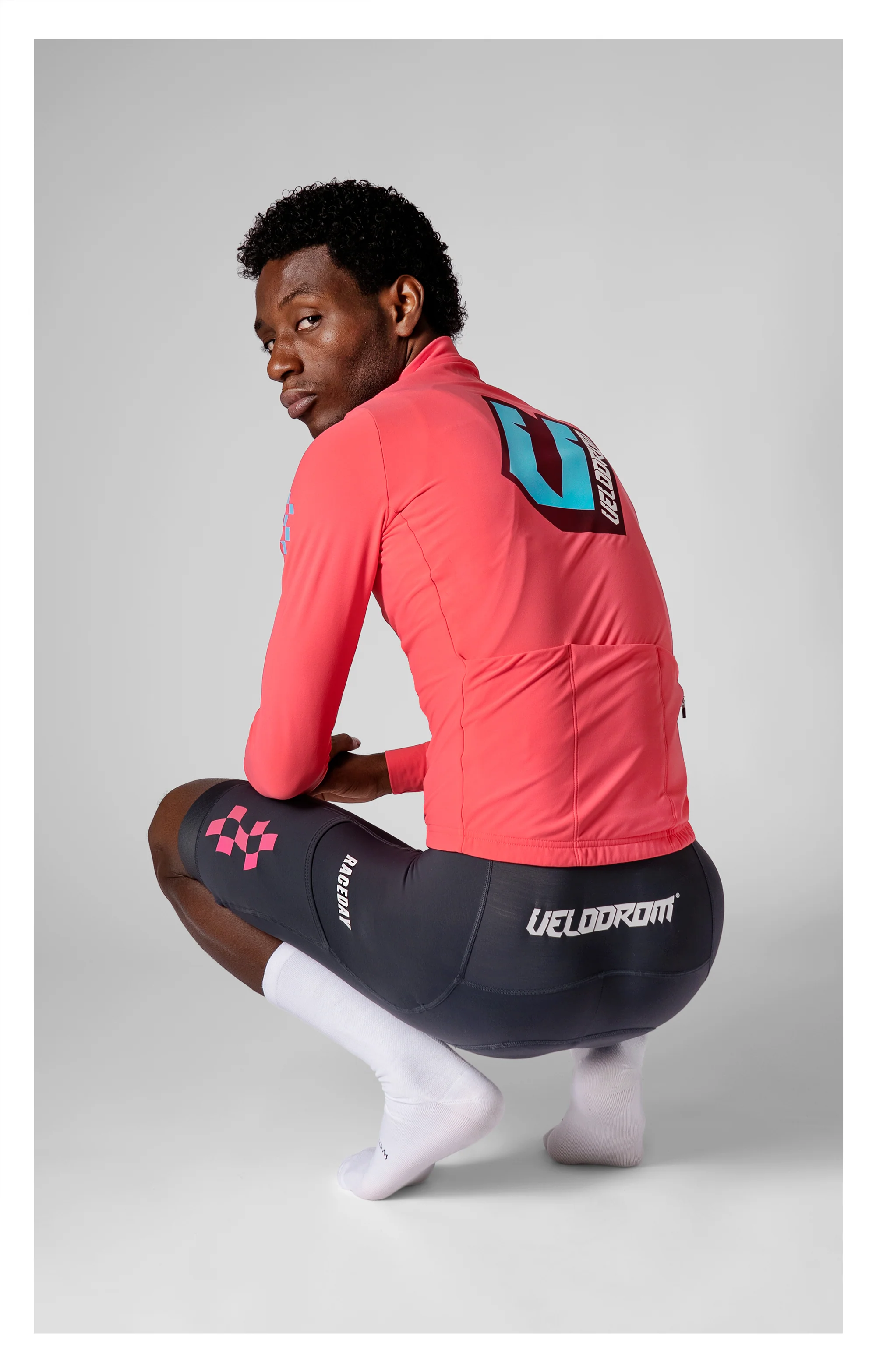 VELODROM RaceDay 3.0 Thermal Xperiment Long Sleeve Jersey - Fluor Pink - Image 5