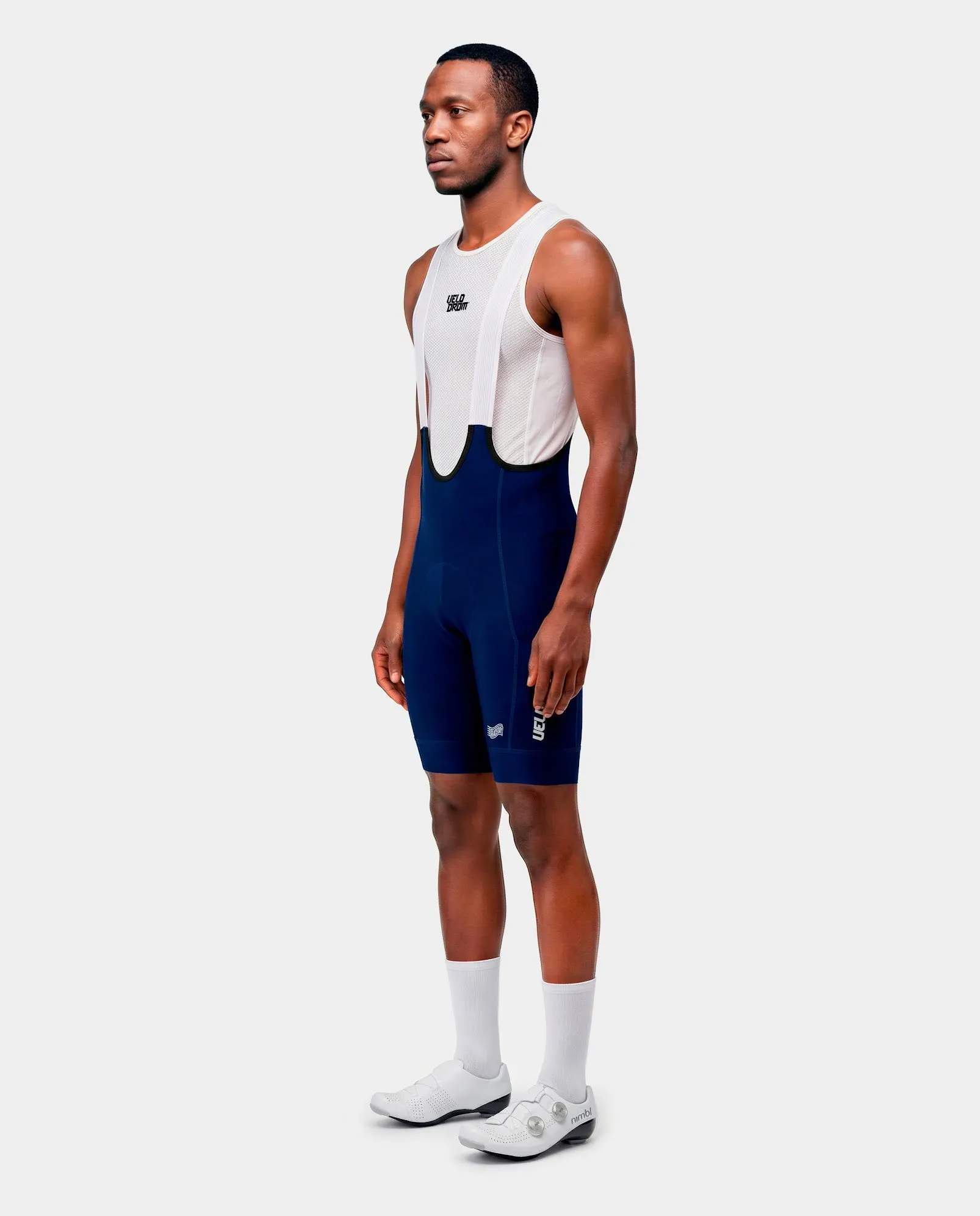 VELODROM Raceday 4.0 Cargo Bib Short - Navy/White - Image 5