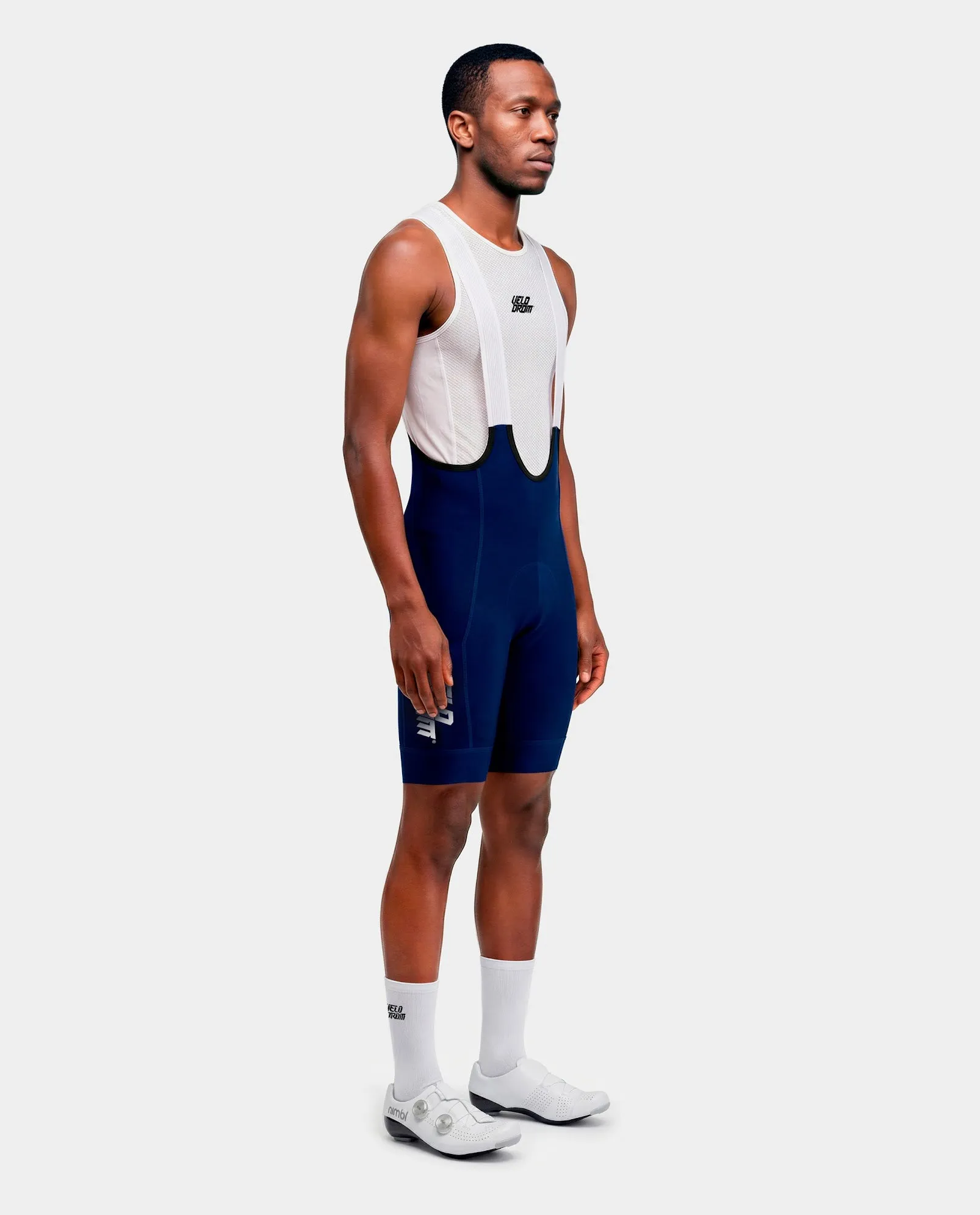 VELODROM Raceday 4.0 Cargo Bib Short - Navy/White - Image 7