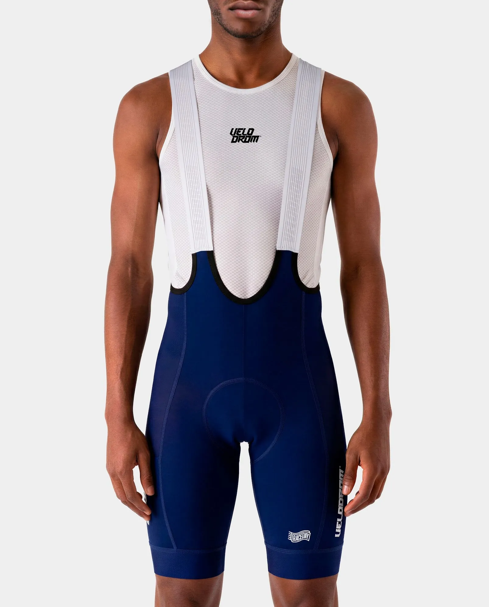 VELODROM Raceday 4.0 Cargo Bib Short - Navy/White - Image 8