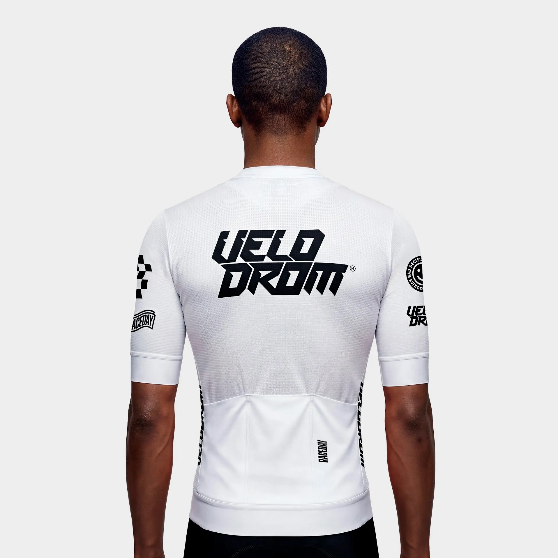 VELODROM Raceday 4.0 Jersey - White/Black - Image 3