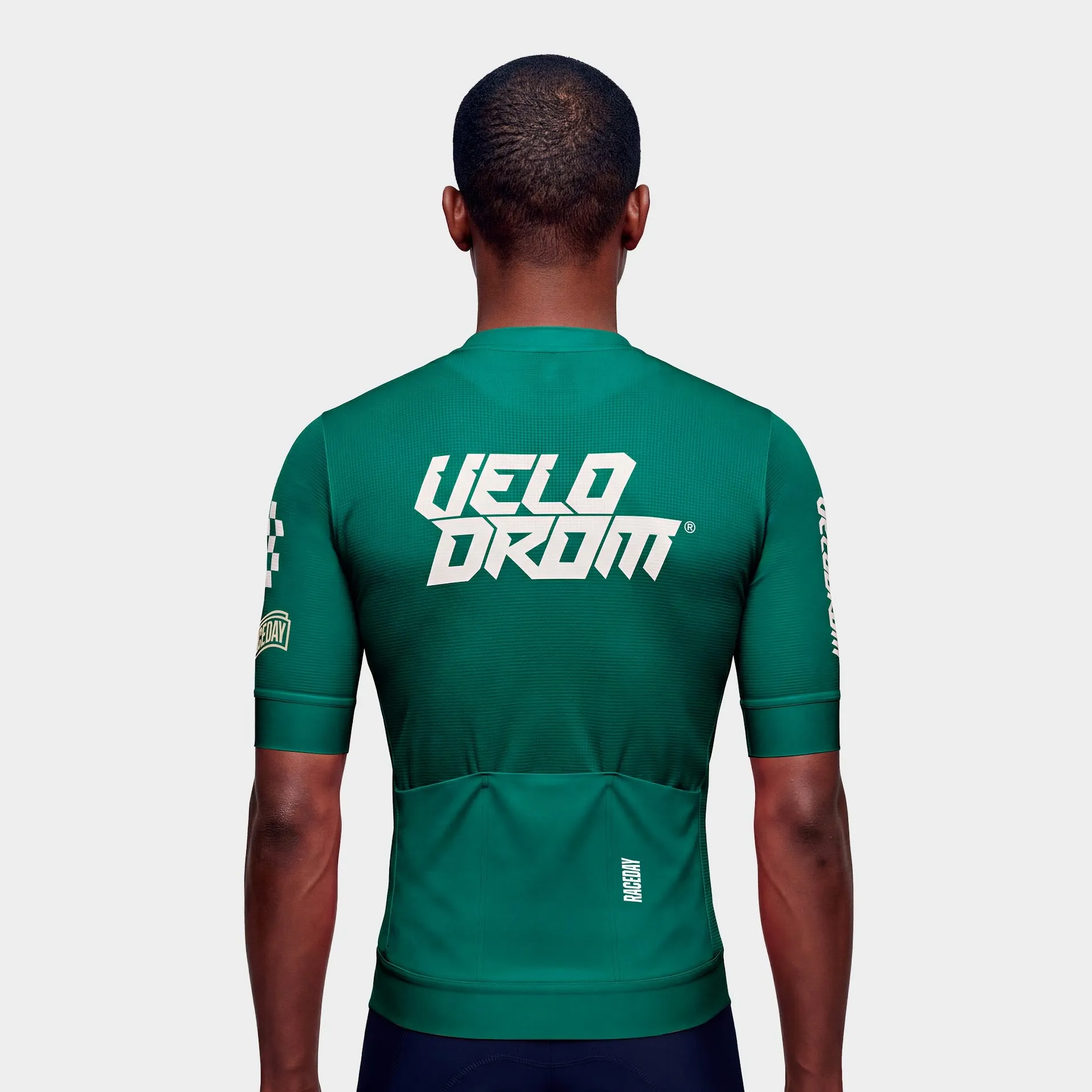 VELODROM Raceday 4.0 Jersey - Midnight Green/Vanilla - Image 3