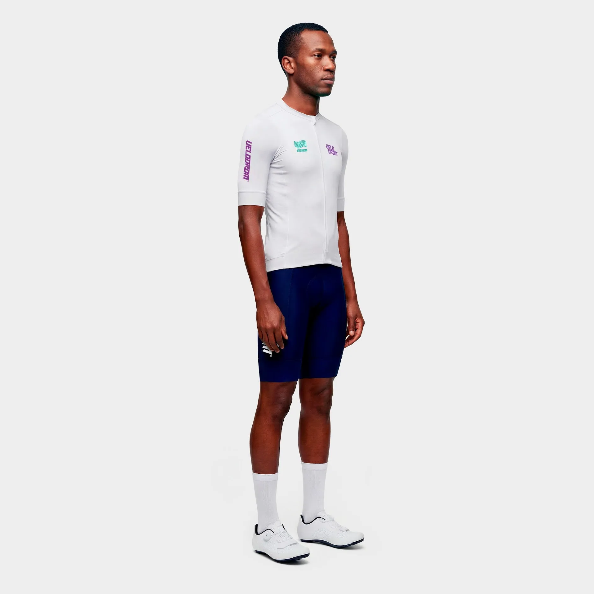 VELODROM Raceday 4.0 Jersey - White/Light Purple - Image 6