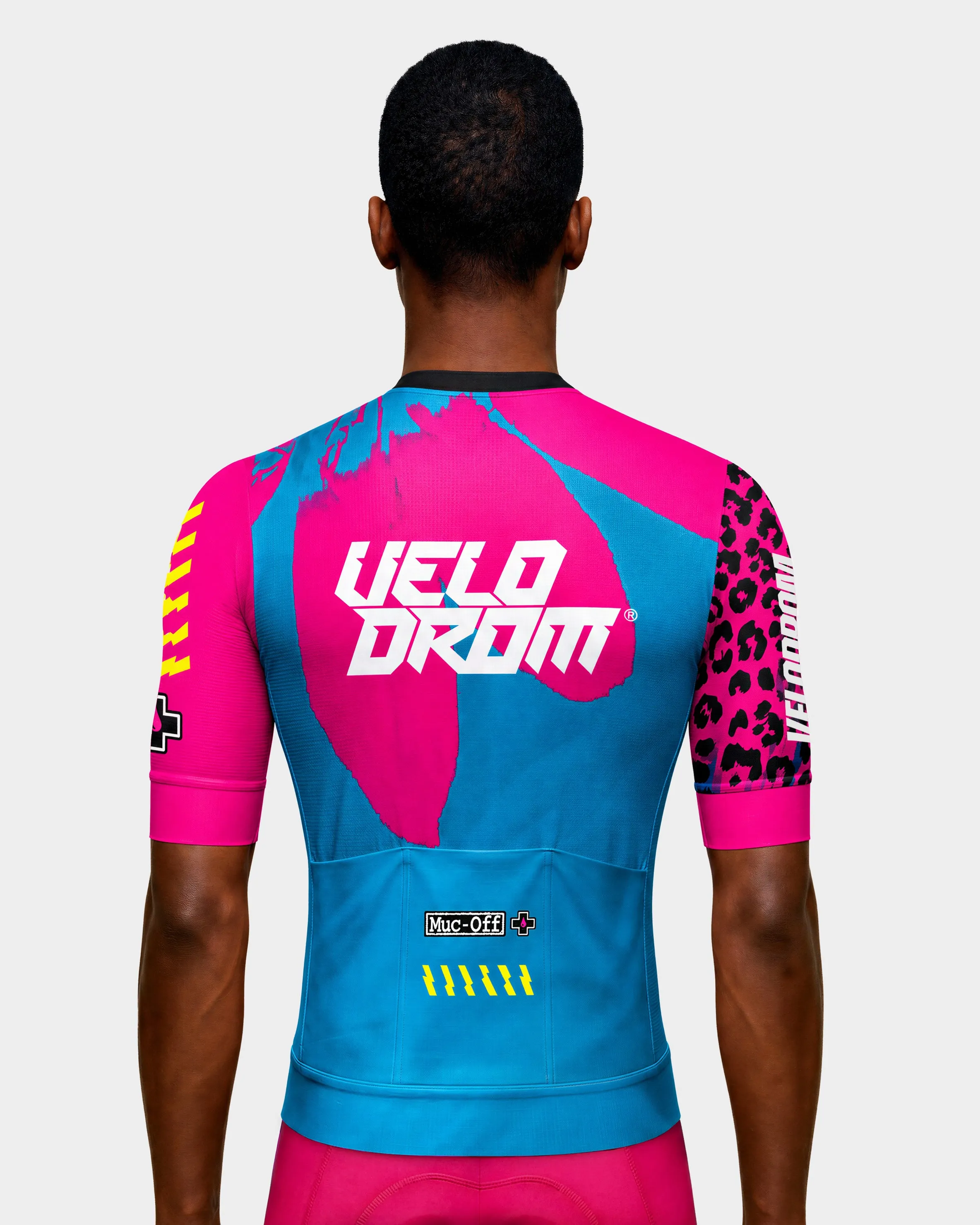 VELODROM Raceday 4.0 Temps De Flors 2026 Limited Edition Jersey - Pink/Blue/Print - Image 3
