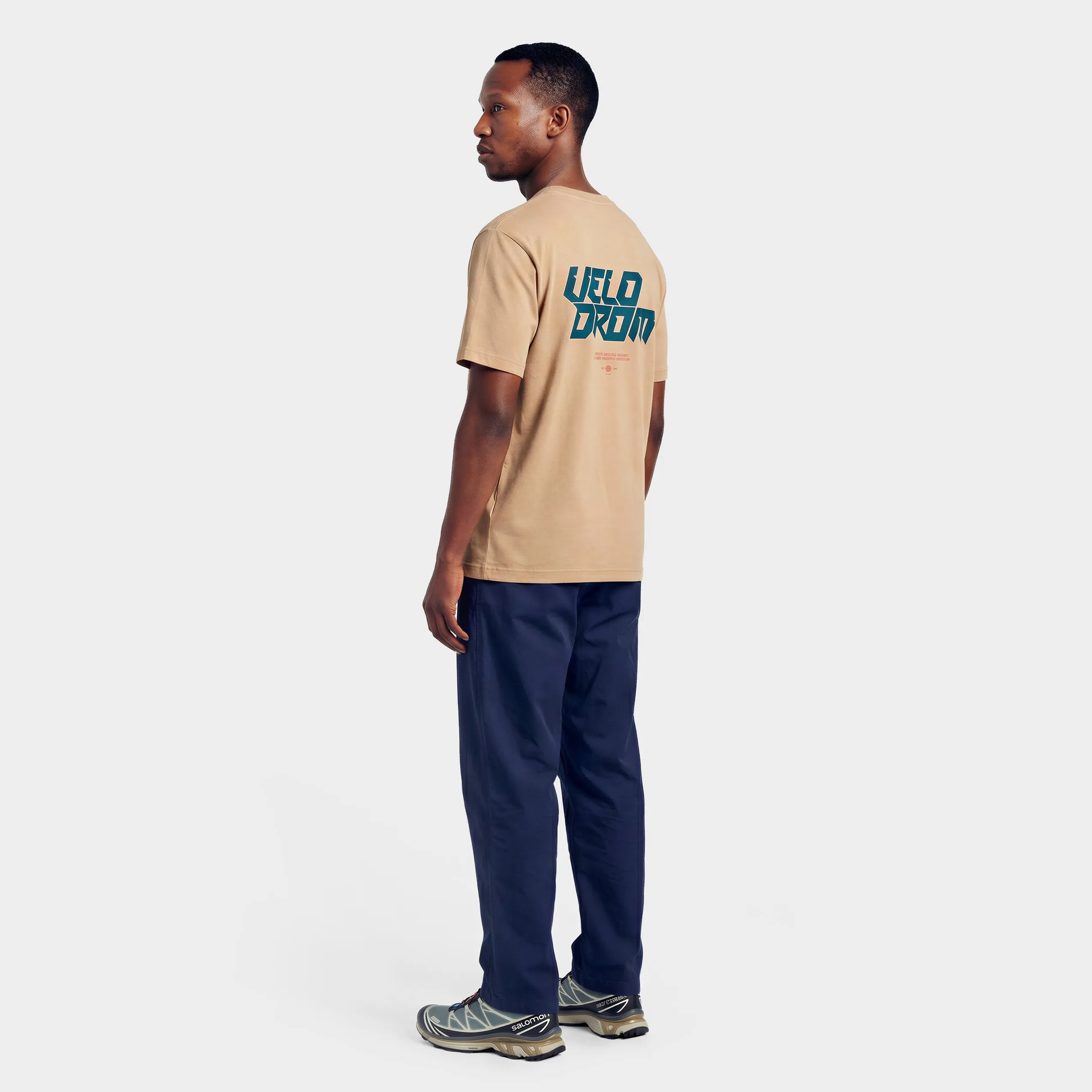 VELODROM Raceday 4.0 Tshirt - Dyed Latte - Image 2