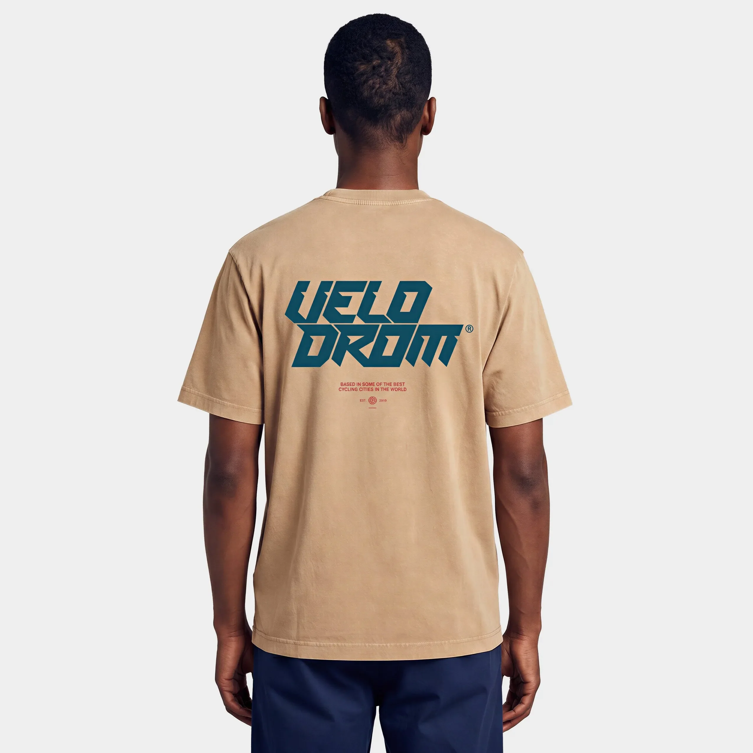 VELODROM Raceday 4.0 Tshirt - Dyed Latte - Image 3