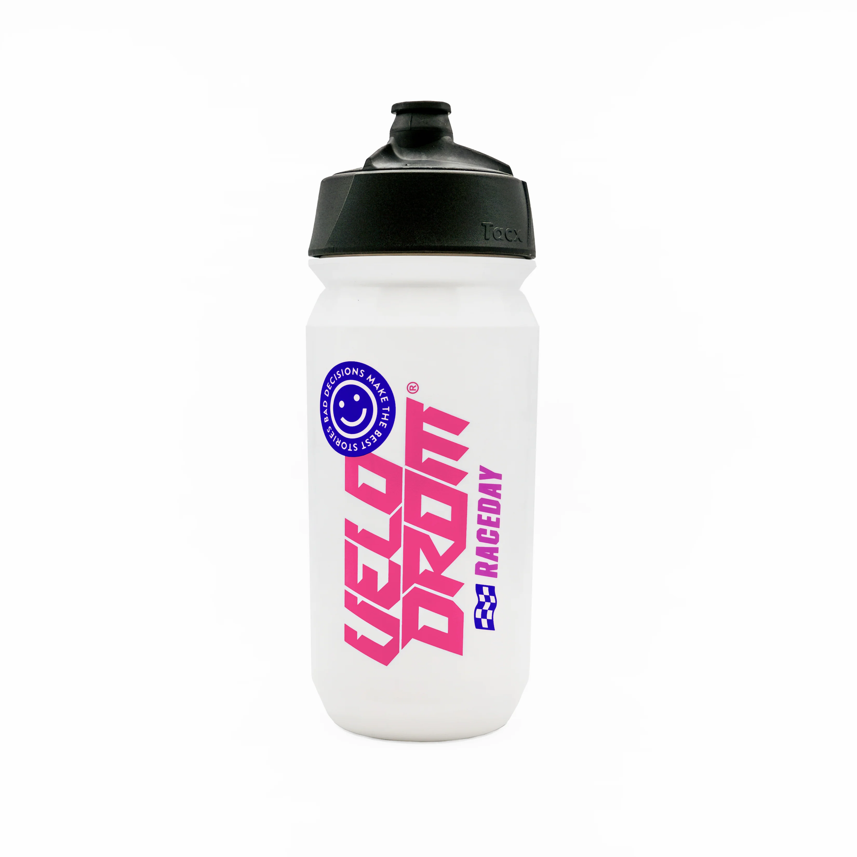 VELODROM RaceDay Bidon - White/Pink/Blue - Image 2