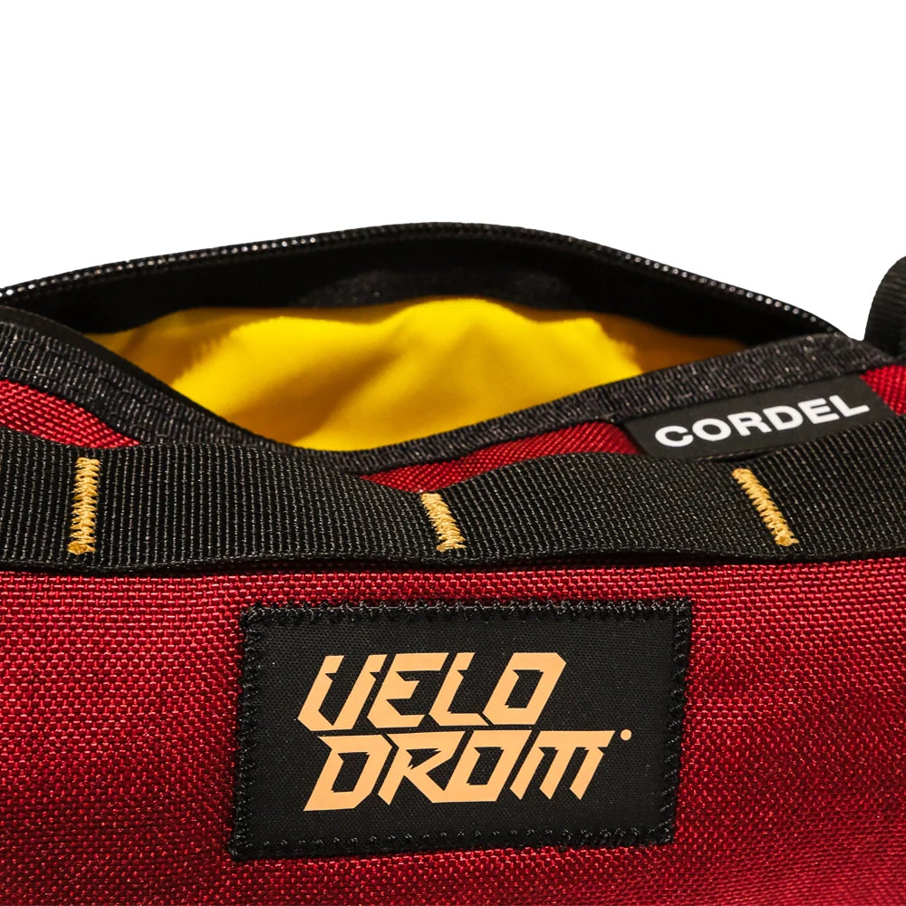 VELODROM Raceday by Cordel Durum Mini Handlebar Bag - Burgundy - Image 5