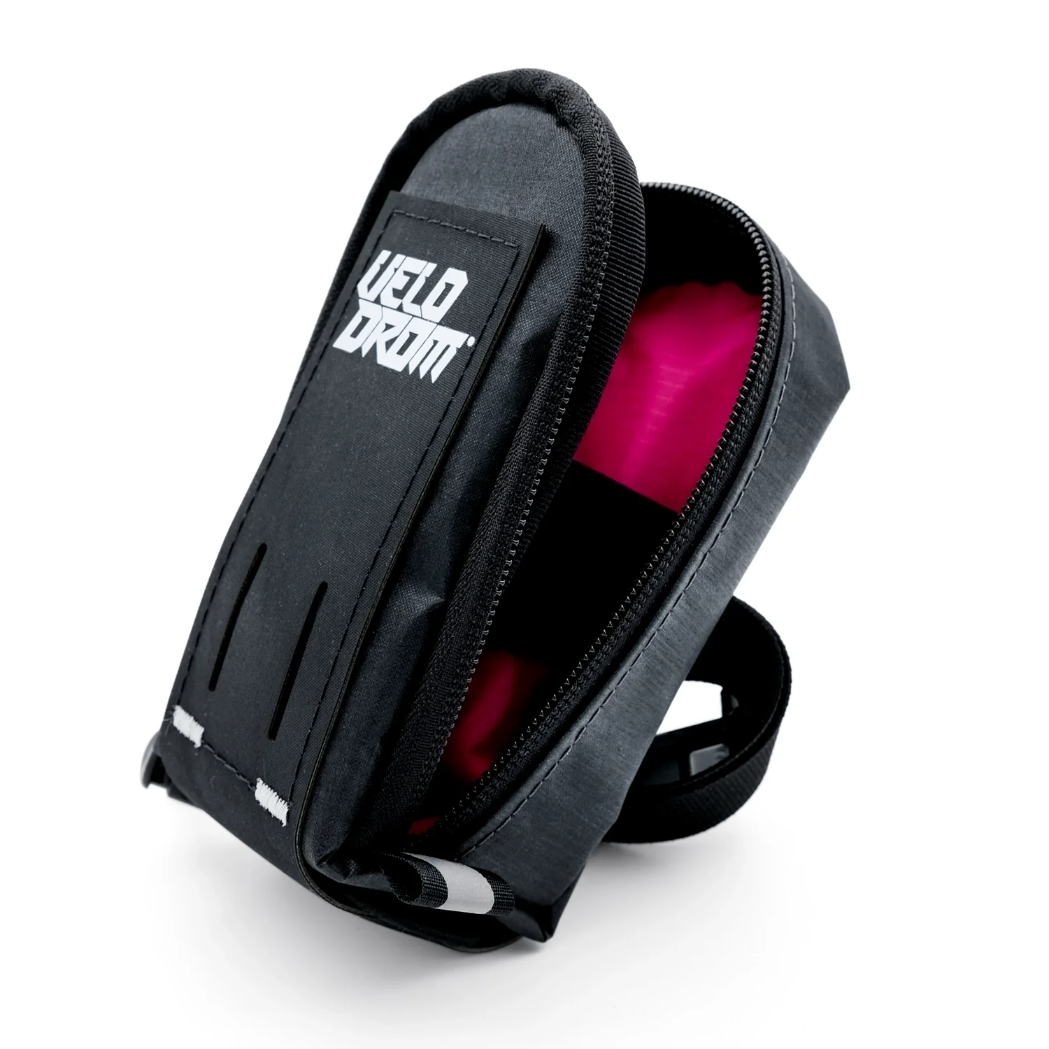 VELODROM RaceDay by Cordel Saddle Bag - Heavy Graphic Black/White - Image 4