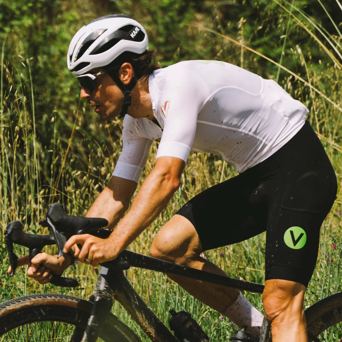 VELODROM RaceDay Cargo Bib Shorts 2.0 - Black/Fluor Graphics - Image 6