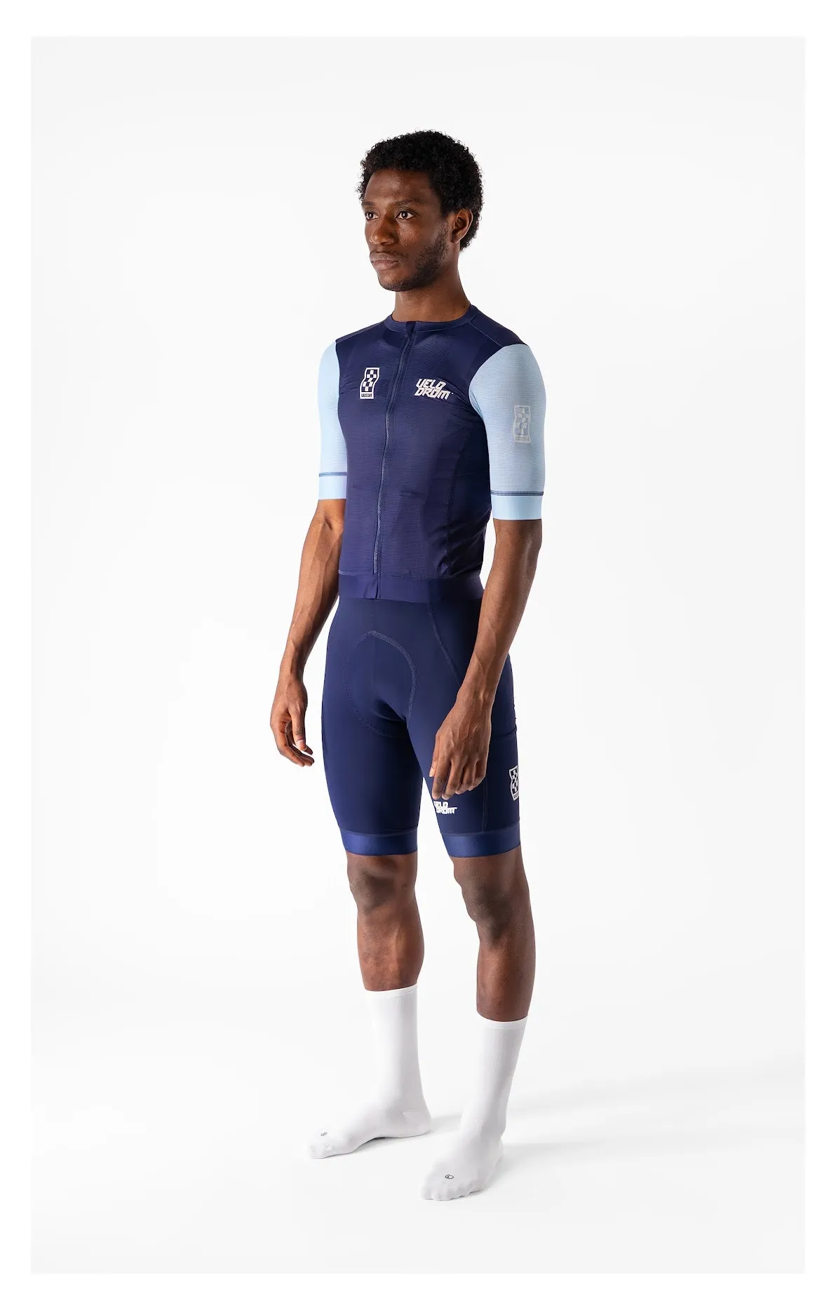VELODROM Raceday 3.0 Cycling Jersey - Sky Navy - Image 3