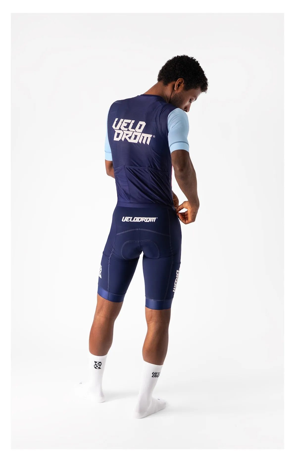 VELODROM Raceday 3.0 Cycling Jersey - Sky Navy - Image 4
