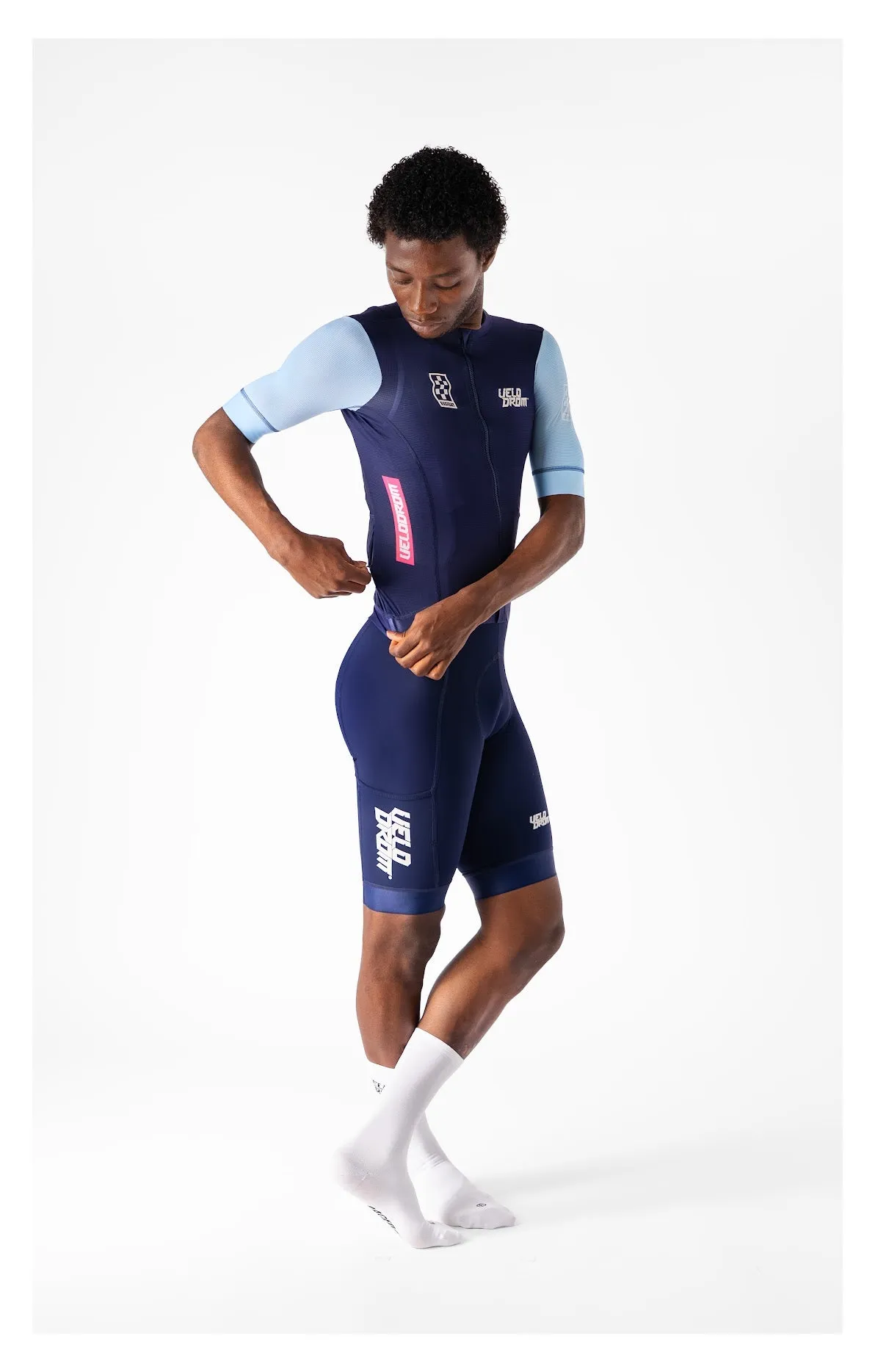 VELODROM Raceday 3.0 Cycling Jersey - Sky Navy - Image 5