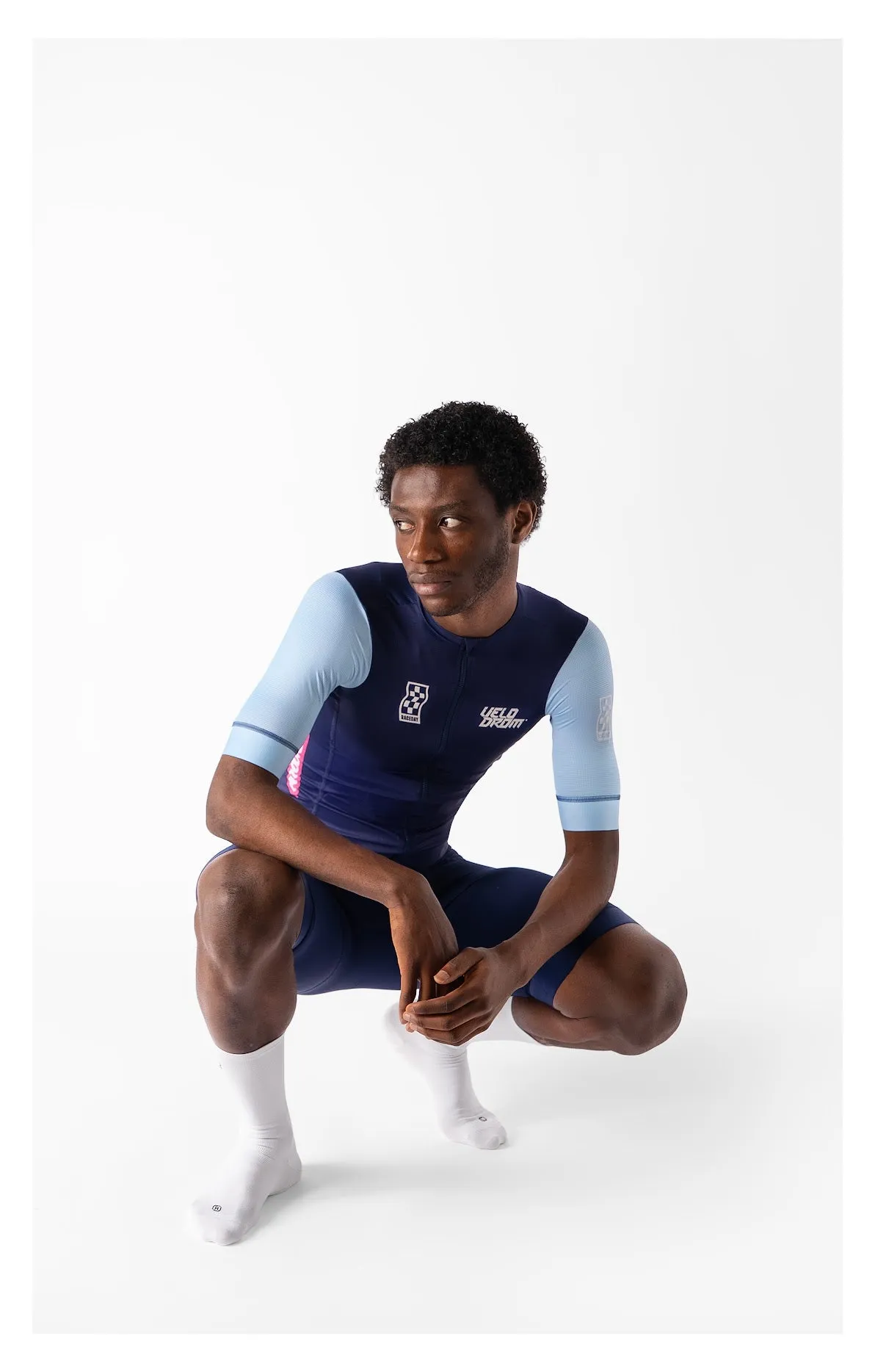 VELODROM Raceday 3.0 Cycling Jersey - Sky Navy - Image 6